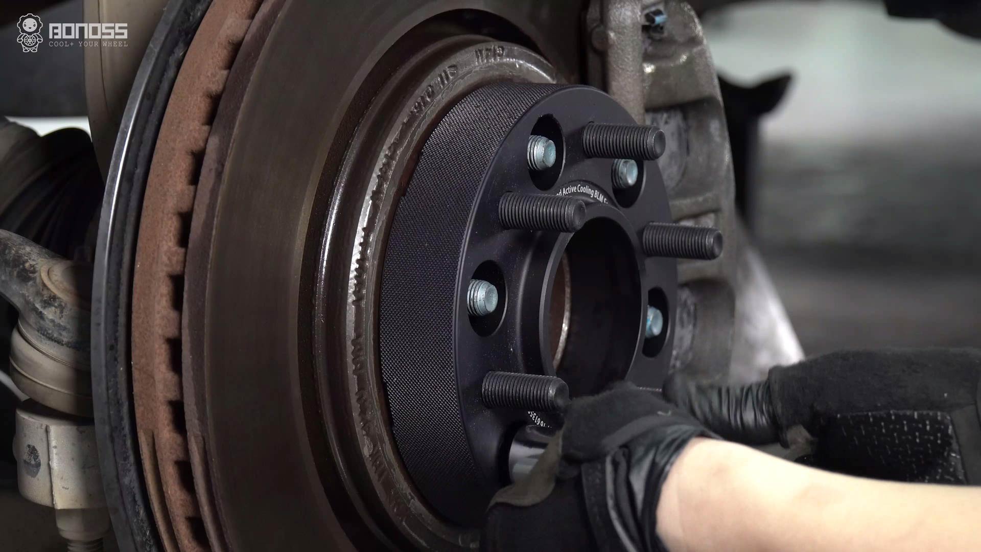 Getting Your F150 Tire Spacers Right Torque & Safety First BONOSS Forged Active Cooling Wheel Spacers Before and After (3)