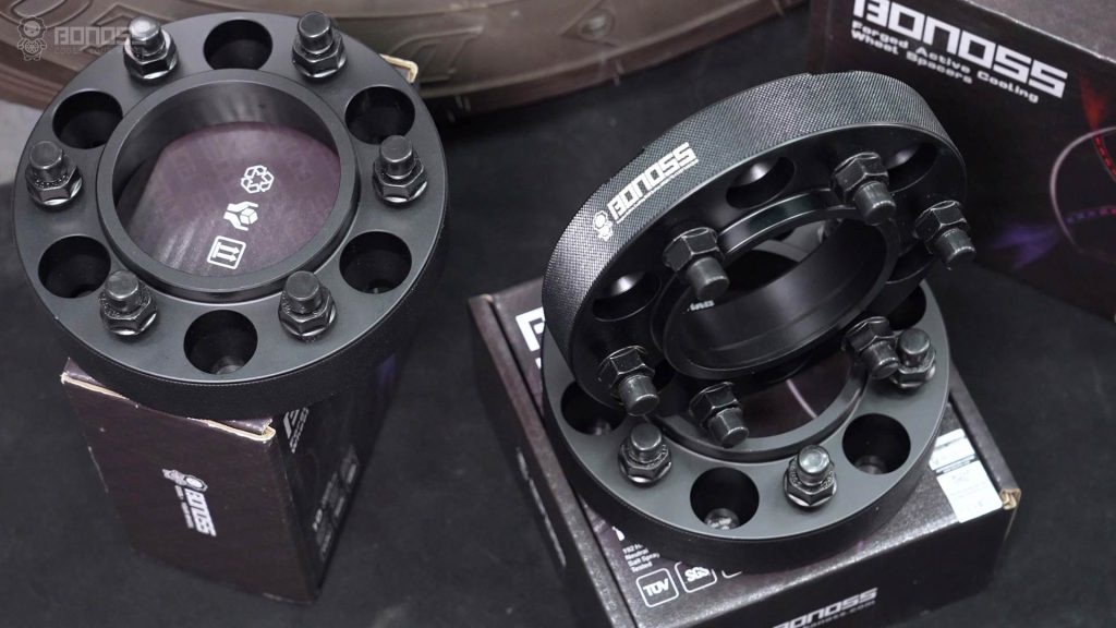 Optimize Your Truck with Aluminum F150 Wheel Spacers BONOSS Forged Active Cooling Adapters Hubcentric Spacers Before and After (1)