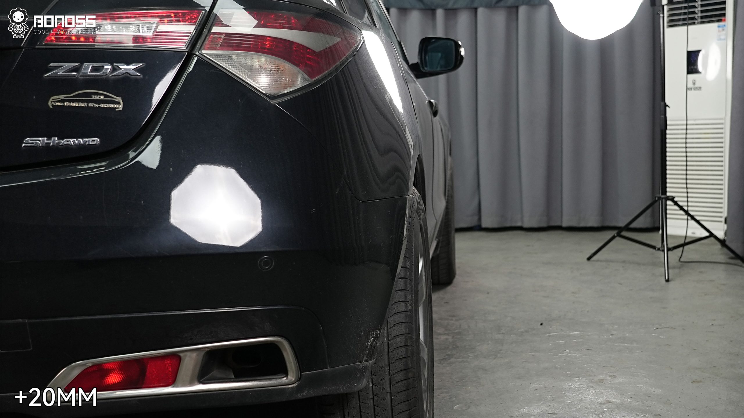 BONOSS Forged Active Cooling Wheel Spacers for 2012 Acura ZDX 20mm Front 20mm Rear (10)