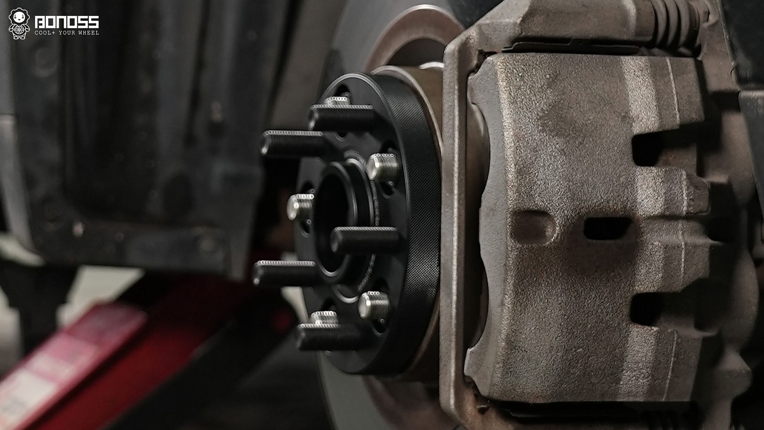 BONOSS Forged Active Cooling Wheel Spacers for 2012 Acura ZDX 20mm Front 20mm Rear (16)