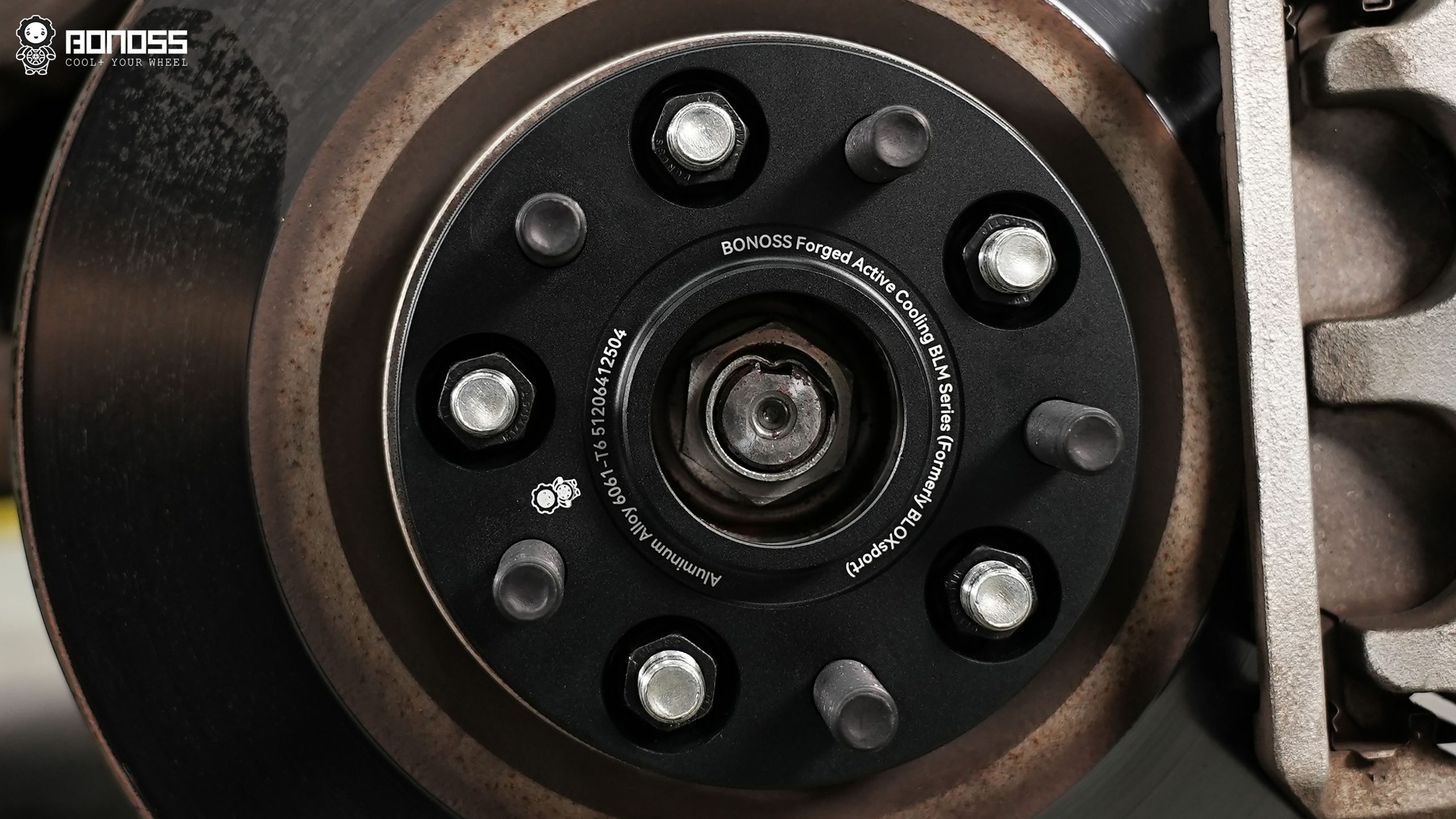 BONOSS Forged Active Cooling Wheel Spacers for 2012 Acura ZDX 20mm Front 20mm Rear (17)