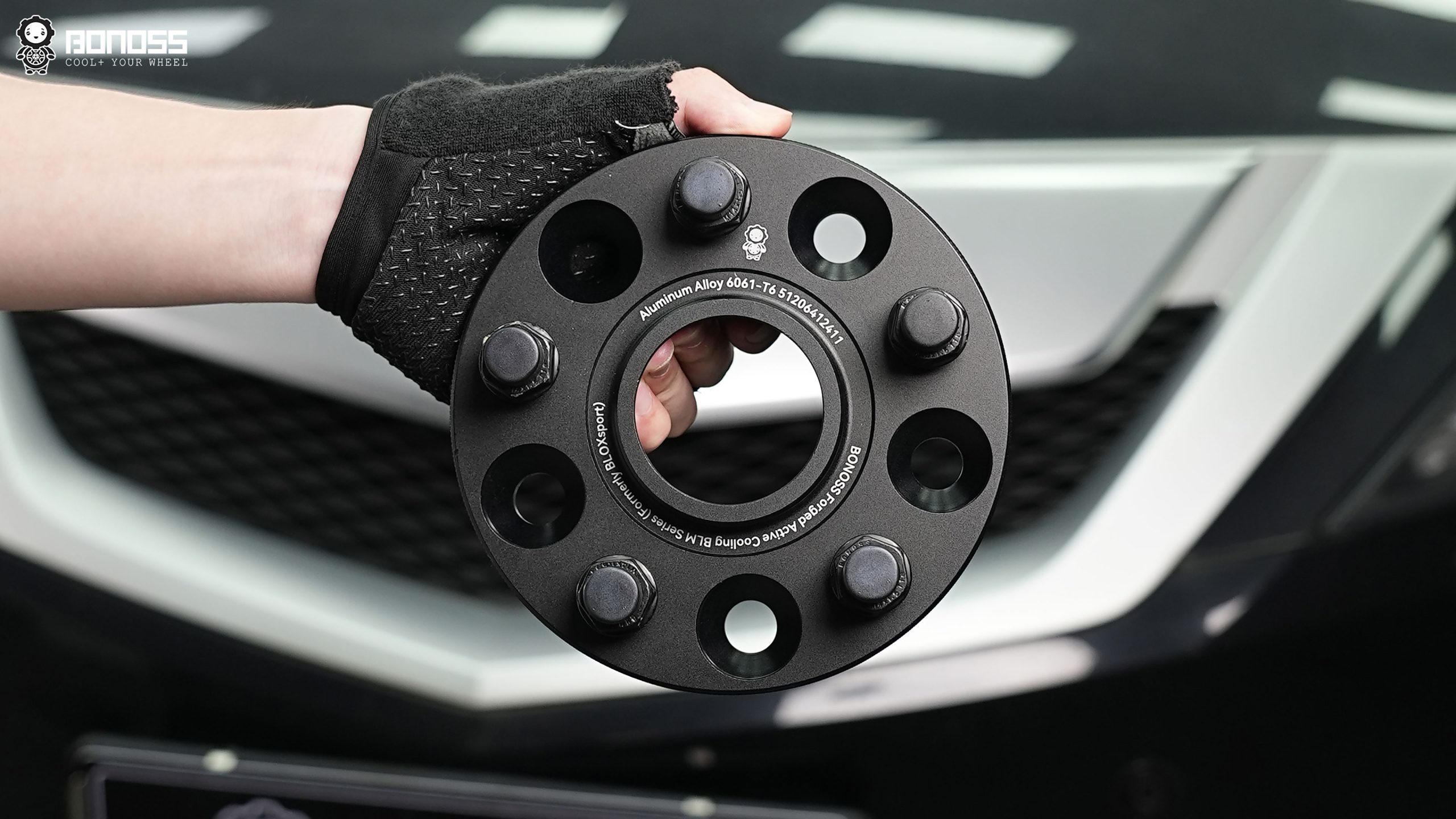 BONOSS Forged Active Cooling Wheel Spacers for 2012 Acura ZDX 20mm Front 20mm Rear (2)