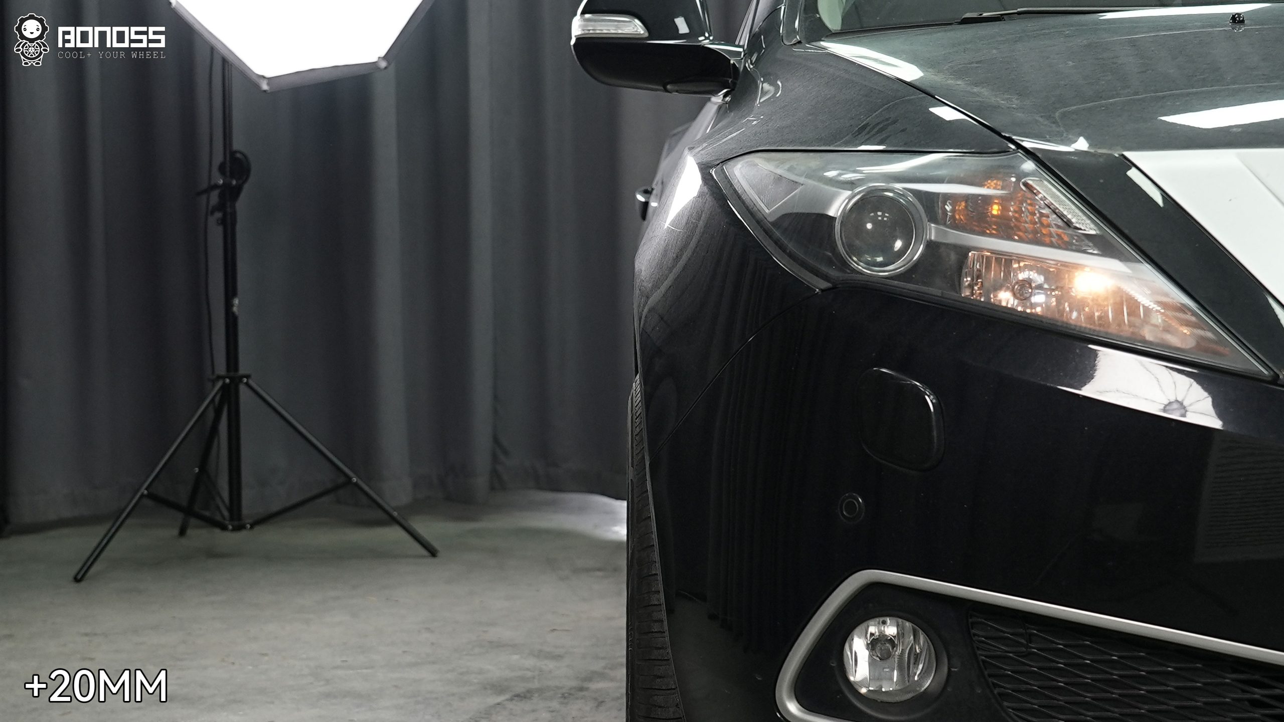 BONOSS Forged Active Cooling Wheel Spacers for 2012 Acura ZDX 20mm Front 20mm Rear (8)