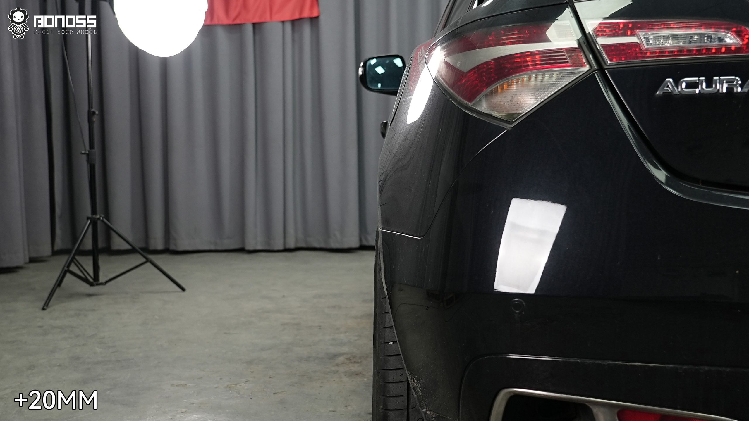 BONOSS Forged Active Cooling Wheel Spacers for 2012 Acura ZDX 20mm Front 20mm Rear (9)