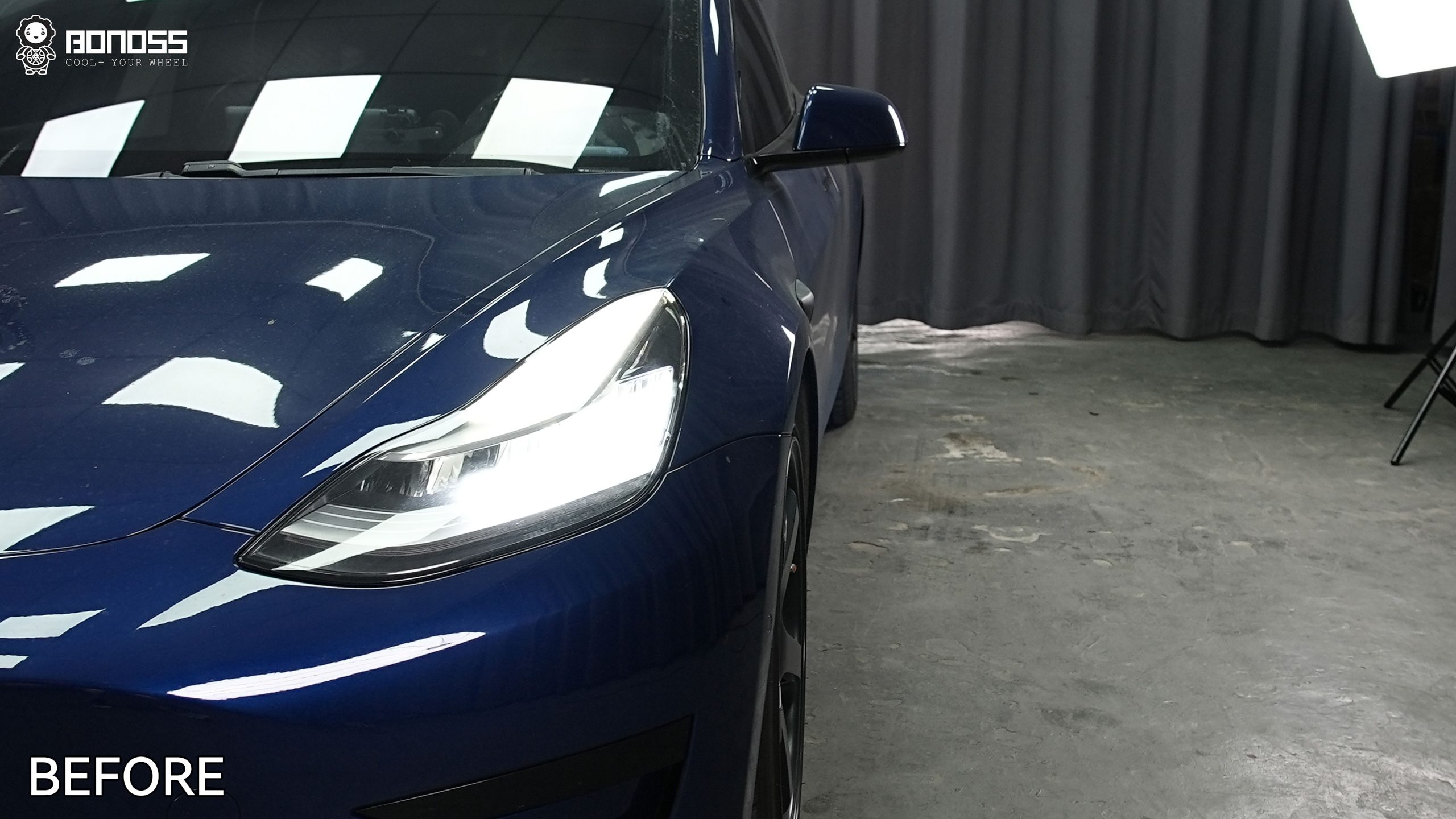 فواصل العجلات المُصنعة من BONOSS ذات التبريد النشط لتيسلا موديل 3 2019: 18 ملم للأمام / 25 ملم للخلف