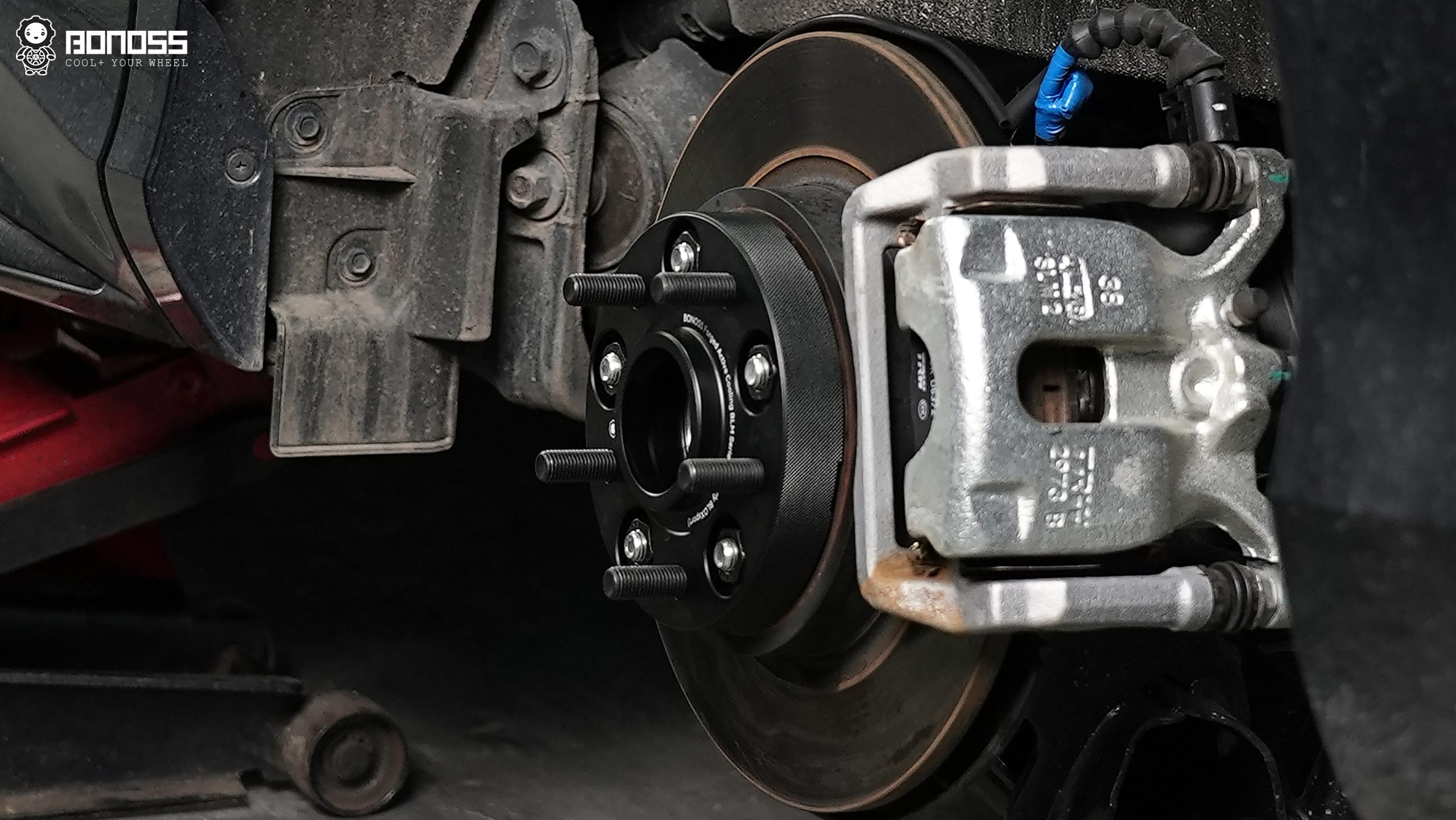 BONOSS Forged Active Cooling Wheel Spacers for 2024 Honda Odyssey 25mm Front 25mm Rear (12)