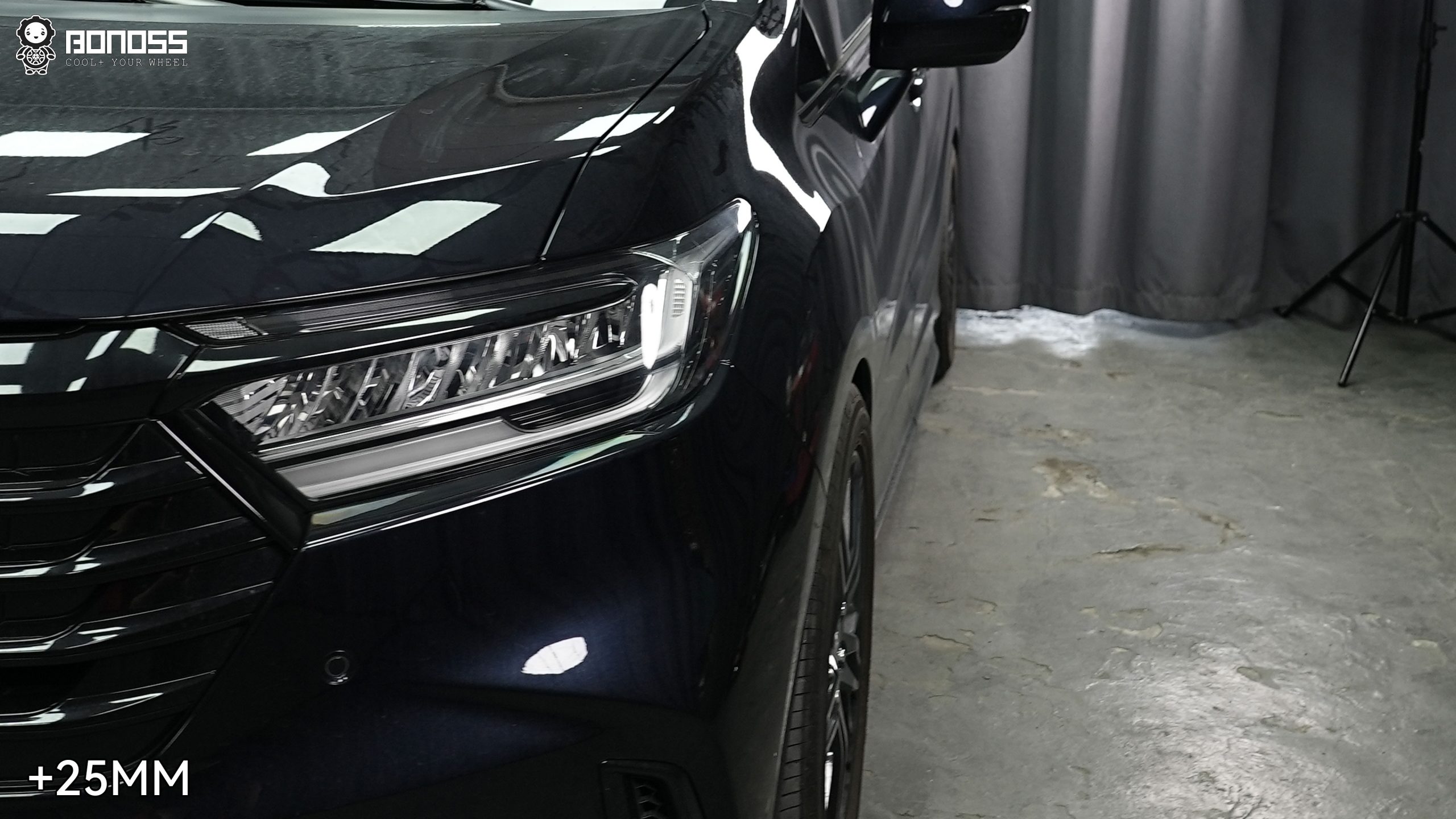 BONOSS Forged Active Cooling Wheel Spacers for 2024 Honda Odyssey 25mm Front 25mm Rear (2)