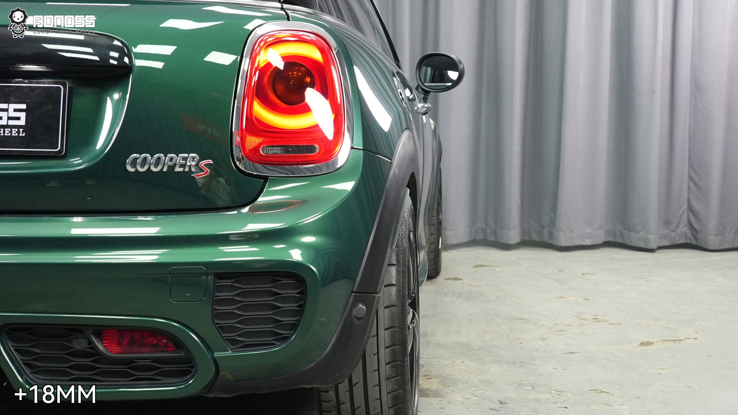 BONOSS Forged Lightweight Plus Wheel Spacers for 2016 MINI Cooper S 12mm Front 18mm Rear (5)