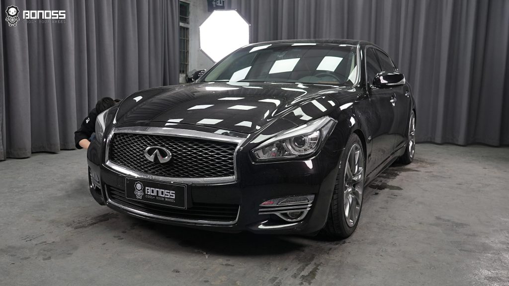 BONOSS Forged Active Cooling Wheel Spacers for 2017 Infiniti QX70 25mm Front 25mm Rear (1)