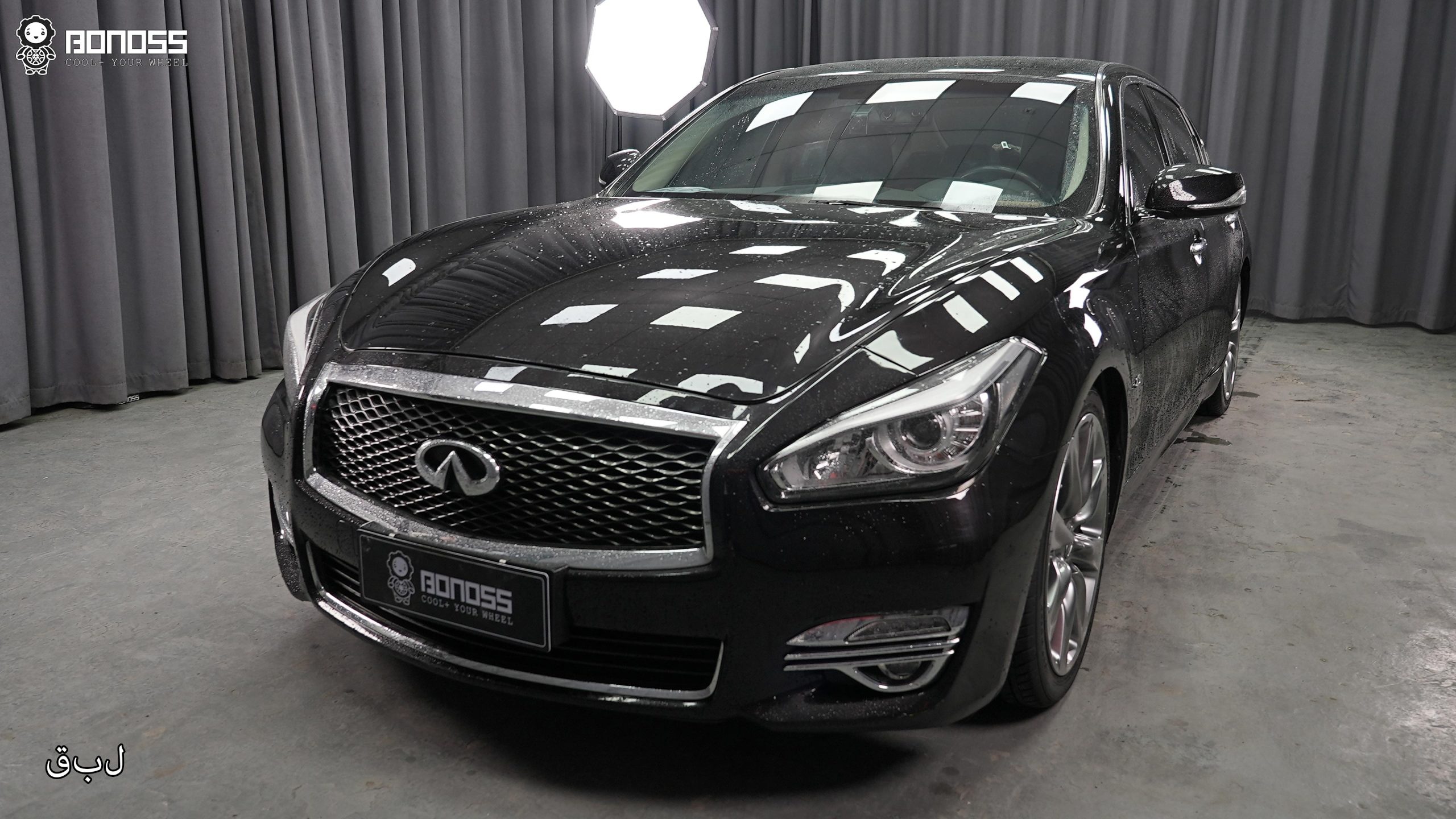 BONOSS Forged Active Cooling Wheel Spacers for 2017 Infiniti QX70 25mm Front 25mm Rear (6)