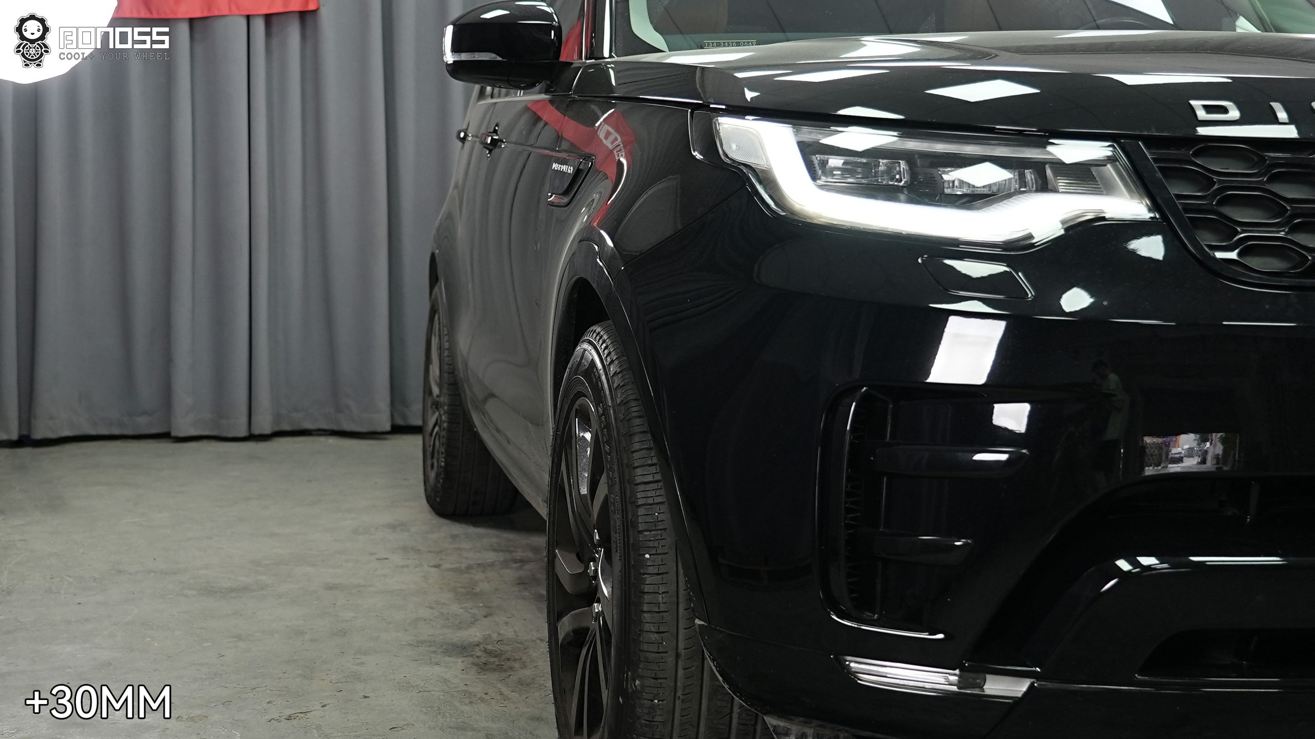 BONOSS Forged Active Cooling Wheel Spacers for 2017 Land Rover Discovery 5 30mm Front 30mm Rear (8)