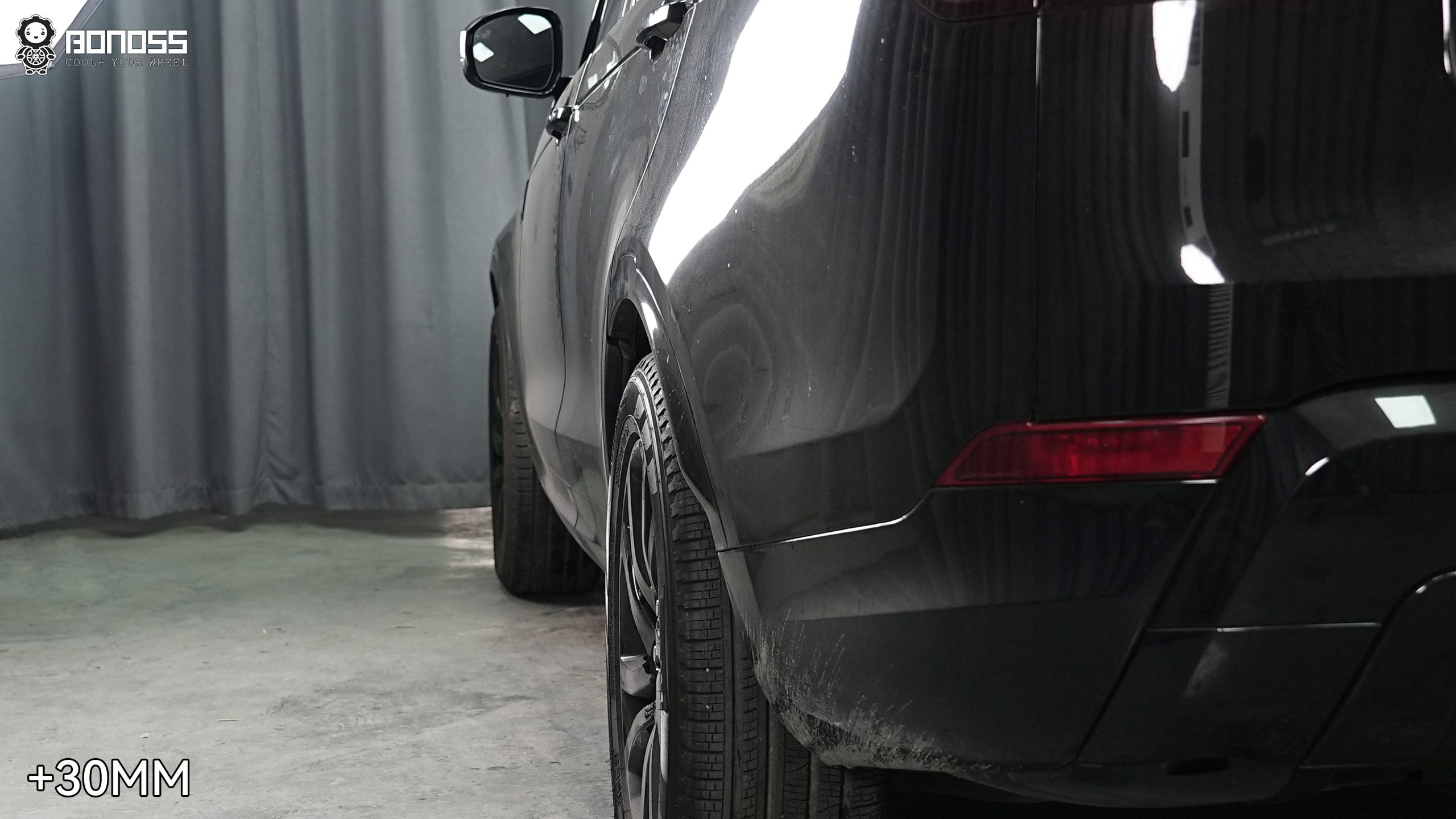 BONOSS Forged Active Cooling Wheel Spacers for 2017 Land Rover Discovery 5 30mm Front 30mm Rear (9)