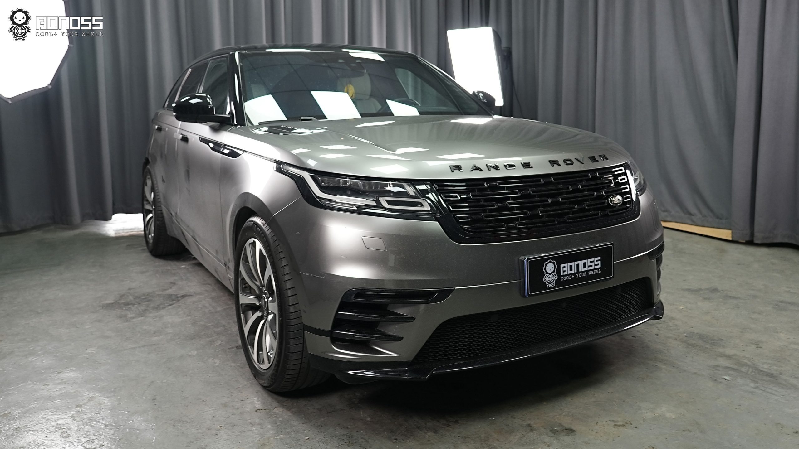 BONOSS Forged Active Cooling Wheel Spacers for 2017 Land Rover Range Rover Velar 25mm Front 30mm Rear (1)