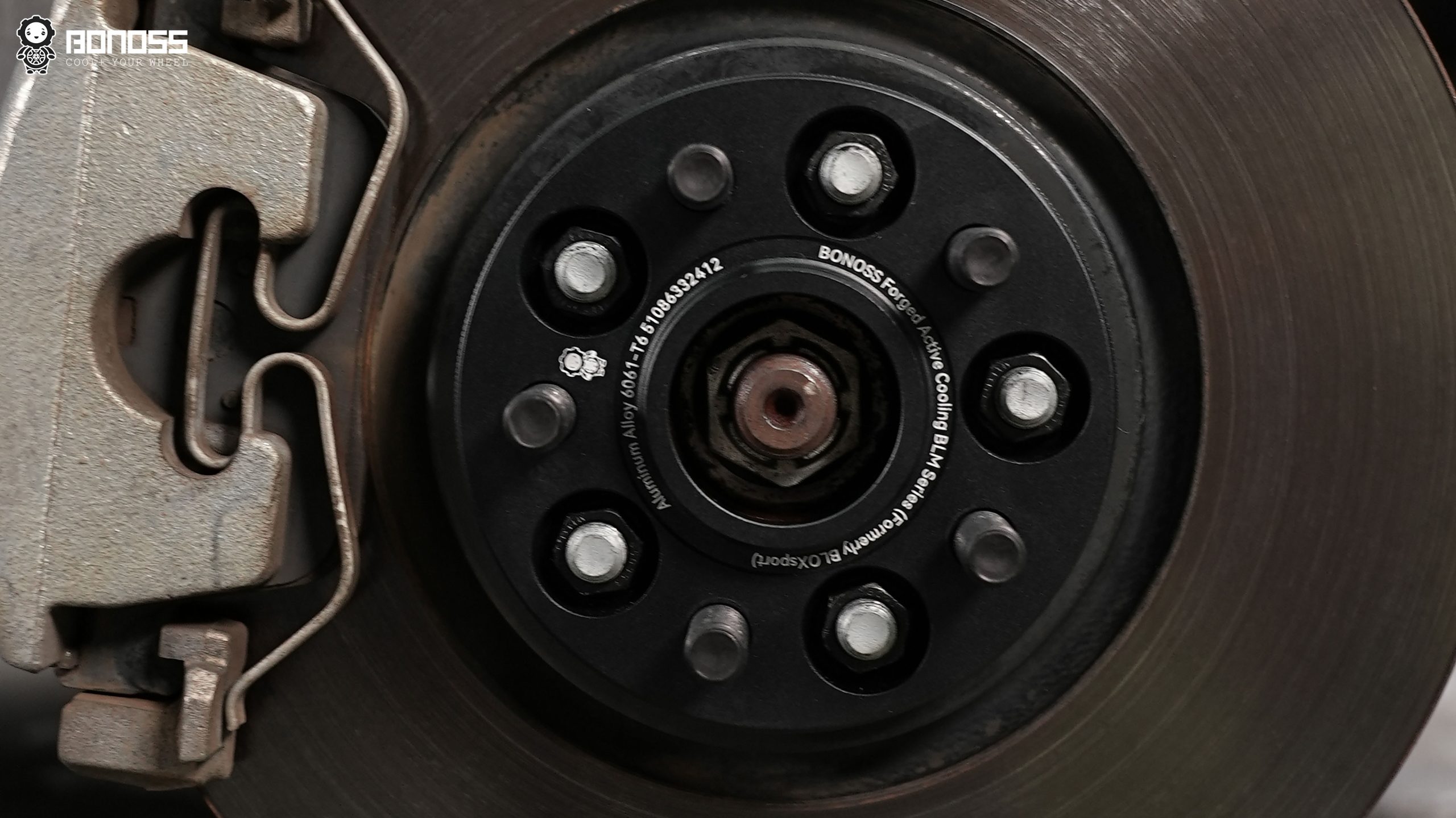 BONOSS Forged Active Cooling Wheel Spacers for 2017 Land Rover Range Rover Velar 25mm Front 30mm Rear (11)