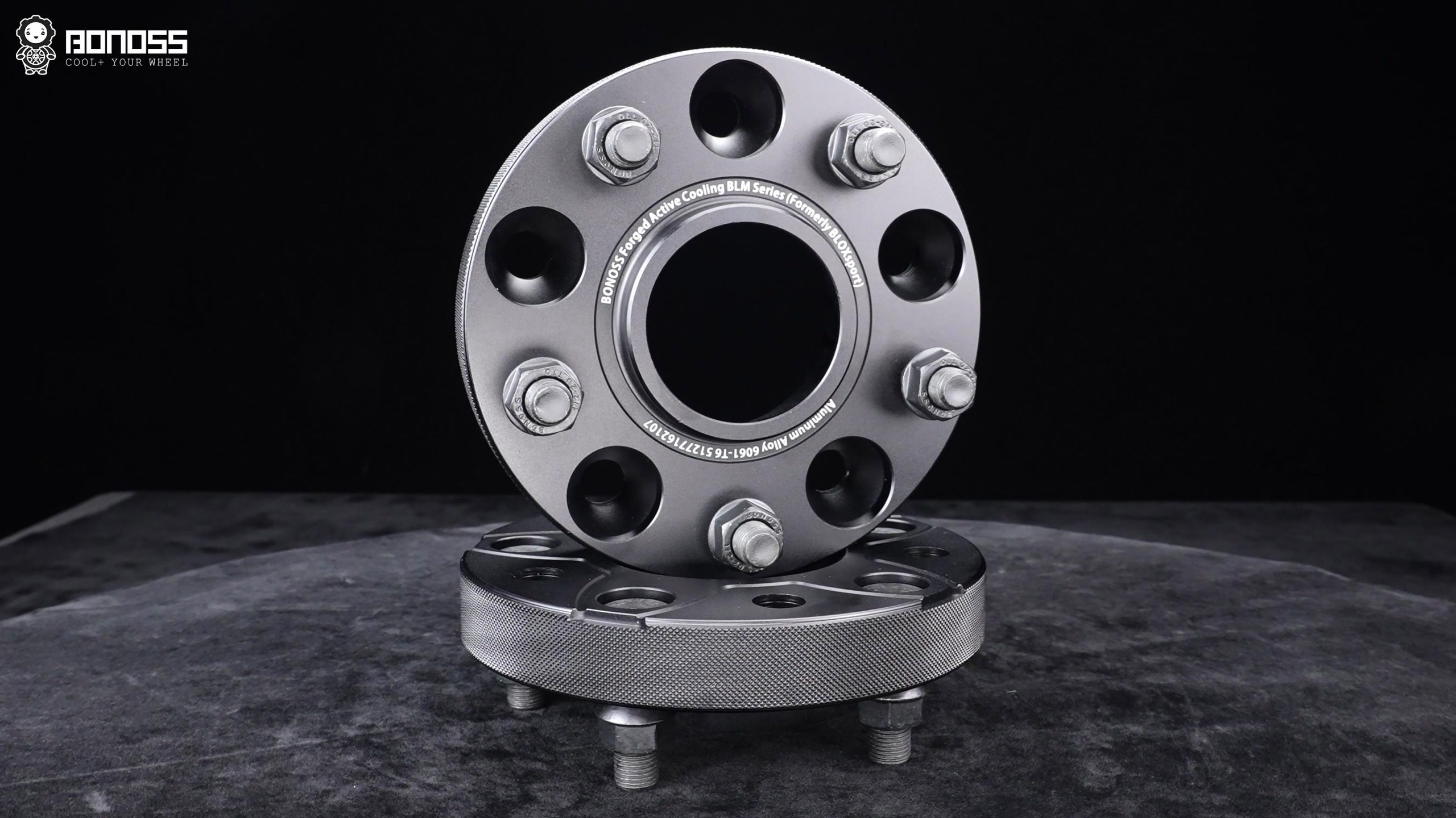 BONOSS Forged Active Cooling Wheel Spacers for 2020 Jeep Grand Cherokee 25mm Front 35mm Rear (20)