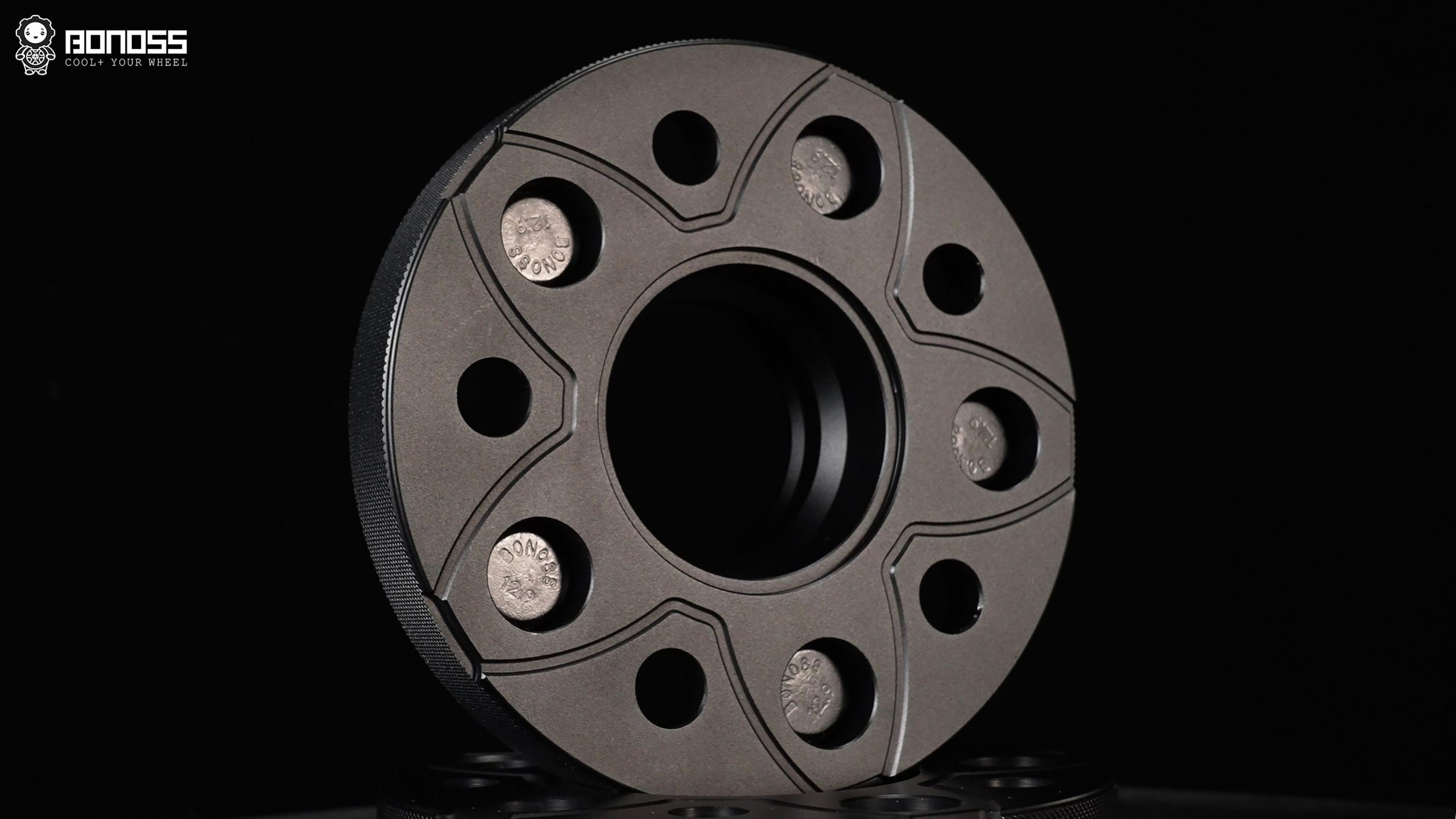 BONOSS Forged Active Cooling Wheel Spacers for 2021 Tesla Model 3 15mm Front 25mm Rear (1)