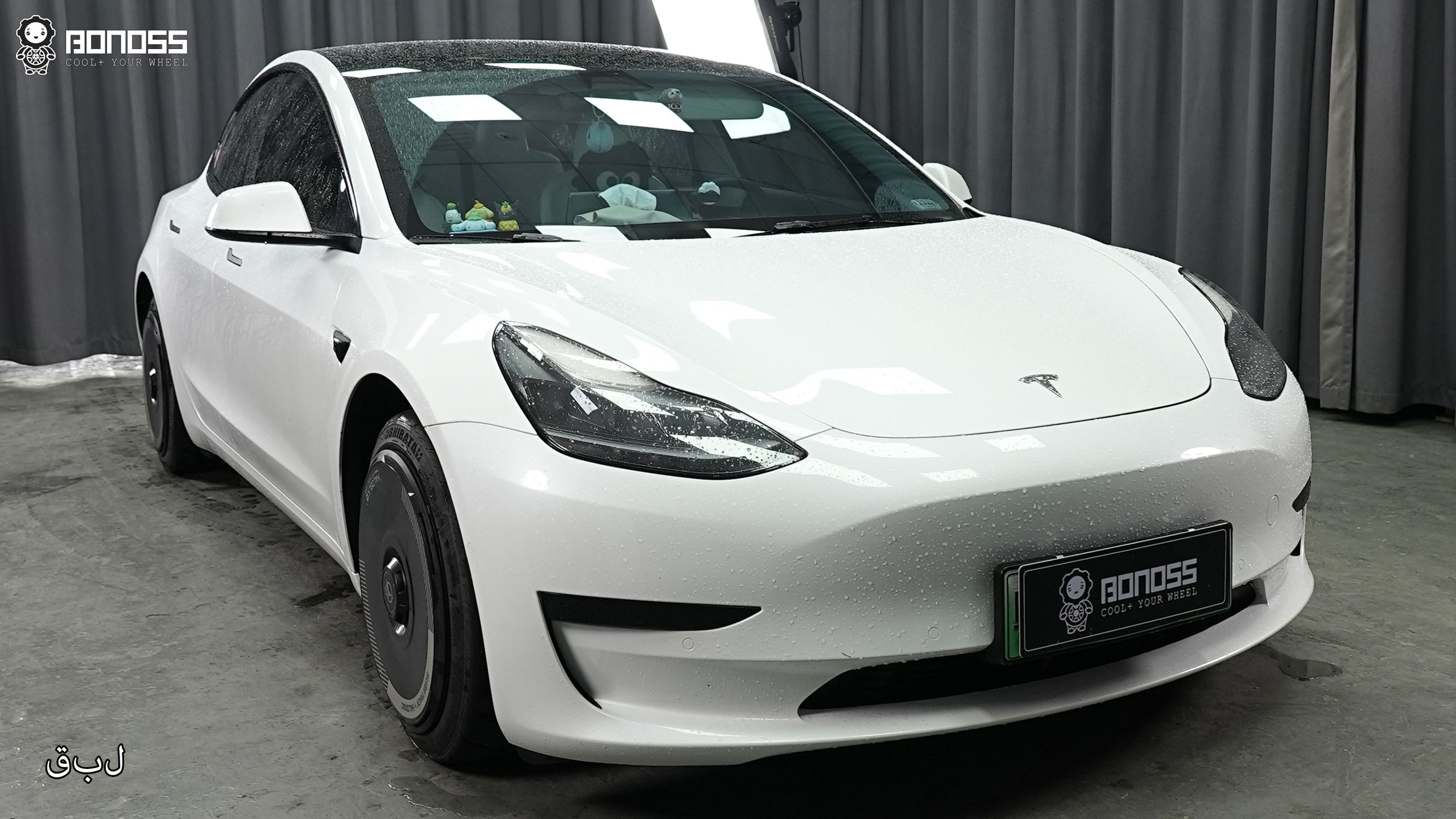 BONOSS Forged Active Cooling Wheel Spacers for 2021 Tesla Model 3 15mm Front 25mm Rear (7)