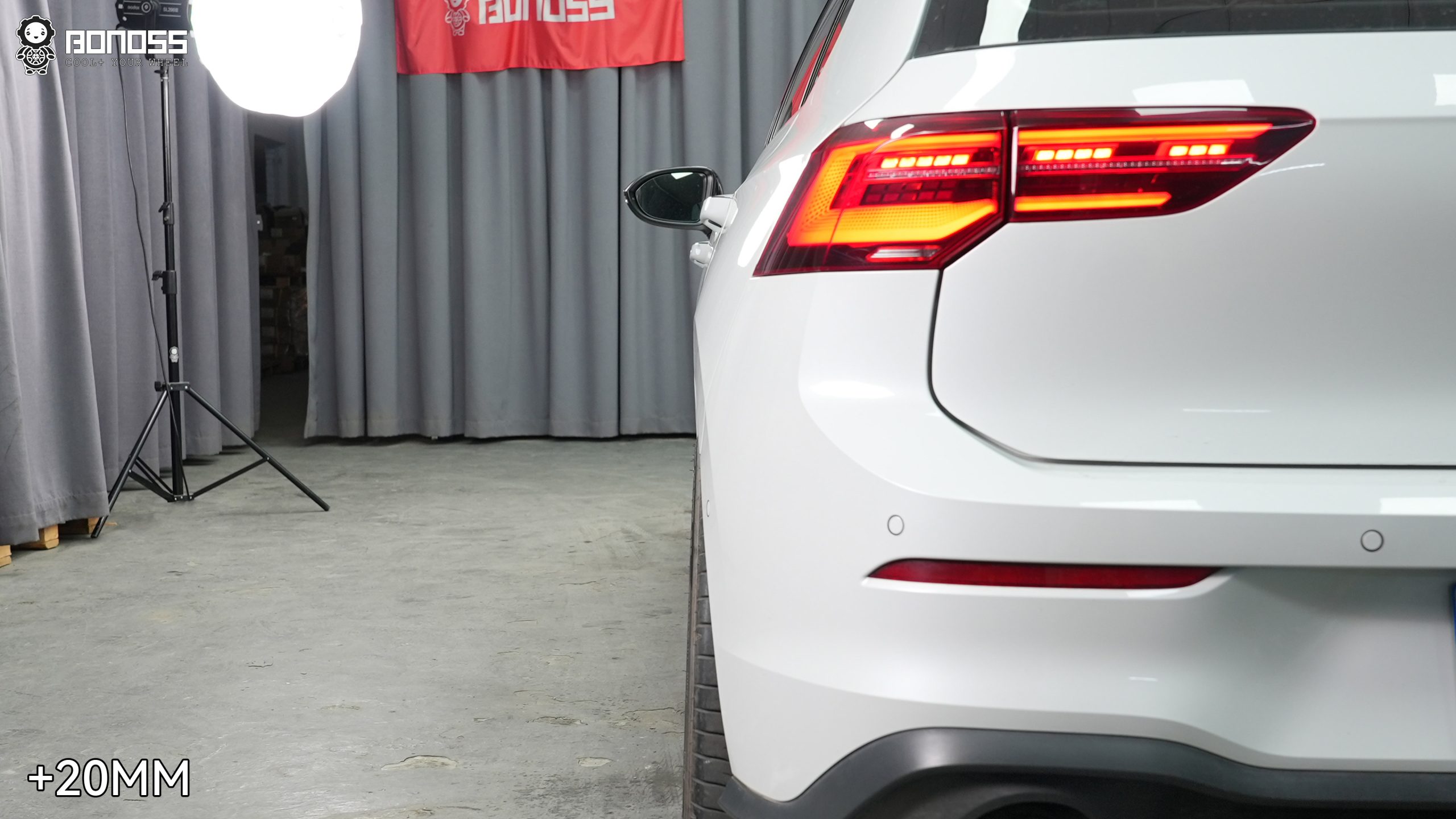 BONOSS Forged Active Cooling Wheel Spacers for 2021 Volkswagen Golf GTI 15mm Front 20mm Rear (4)