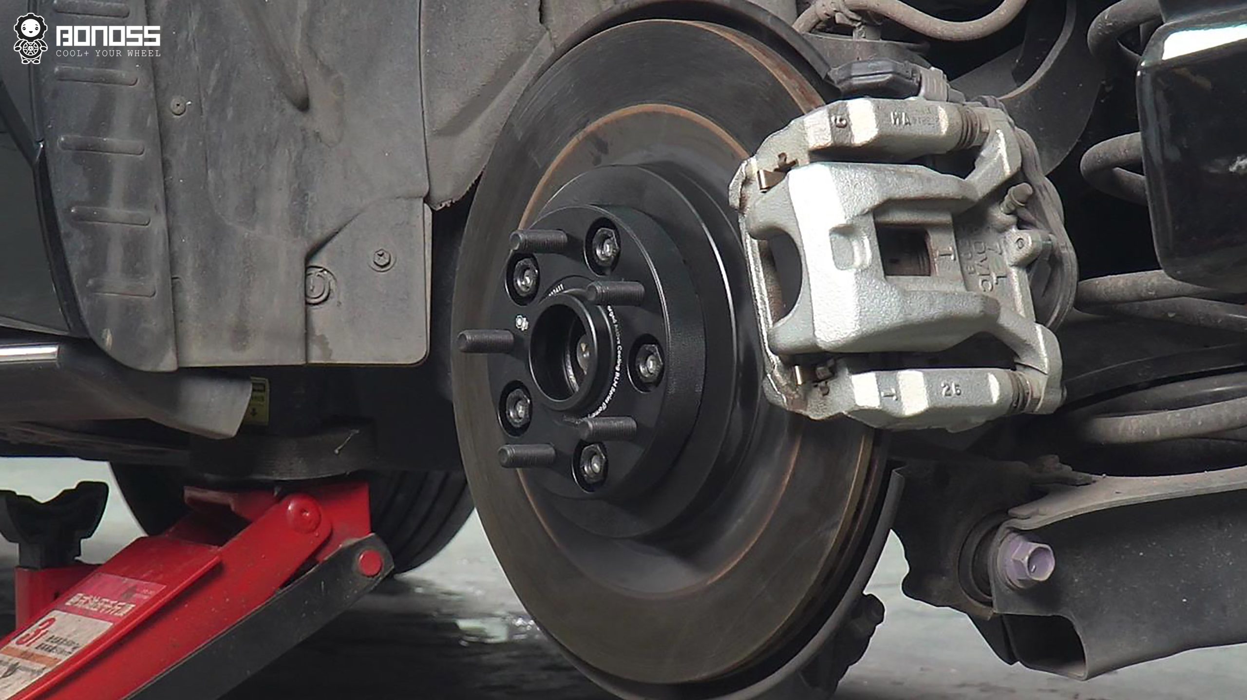 BONOSS Forged Active Cooling Wheel Spacers for 2022 Toyota Kluger 20mm Front 25mm Rear (12)