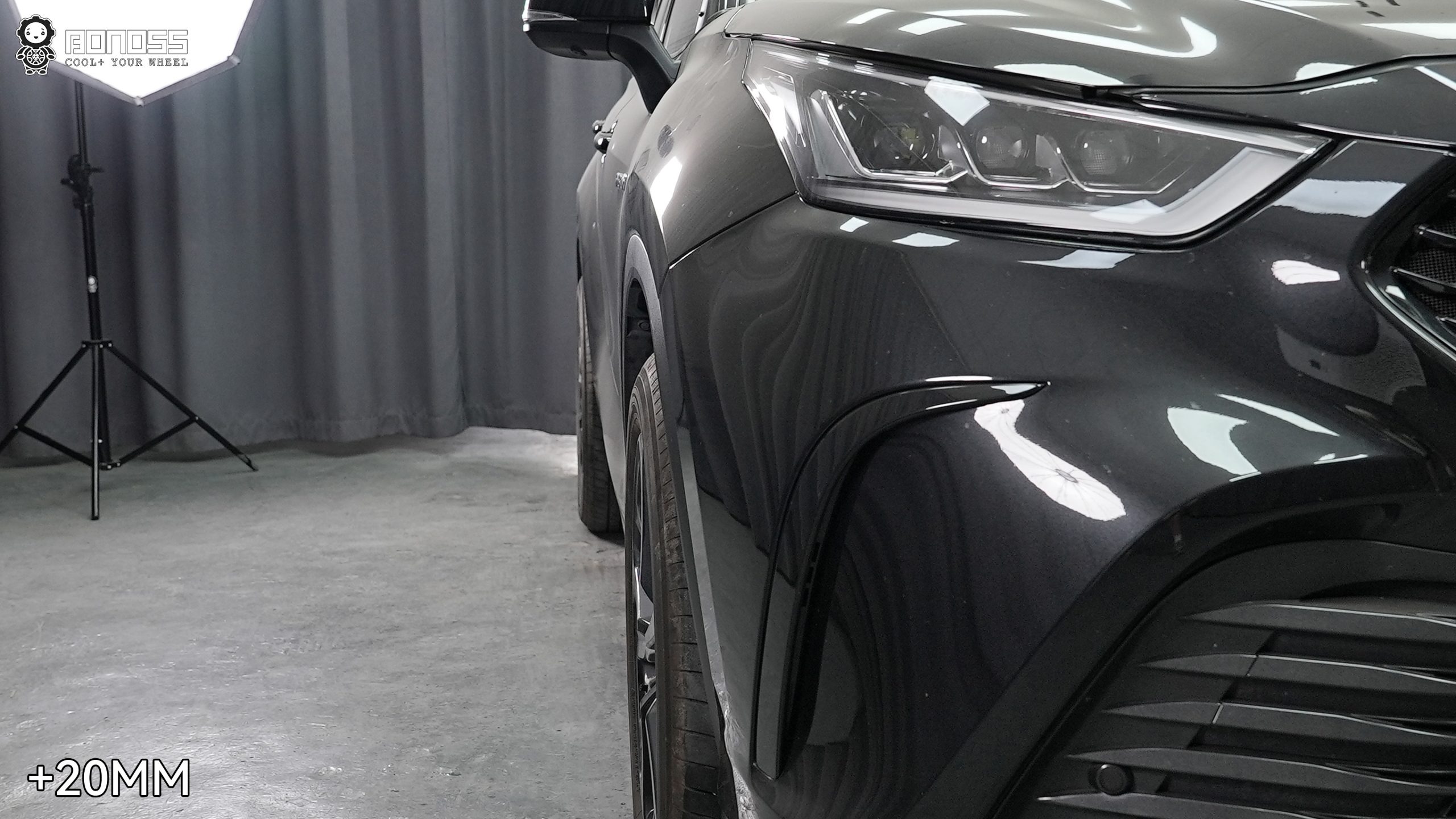 BONOSS Forged Active Cooling Wheel Spacers for 2022 Toyota Kluger 20mm Front 25mm Rear (2)