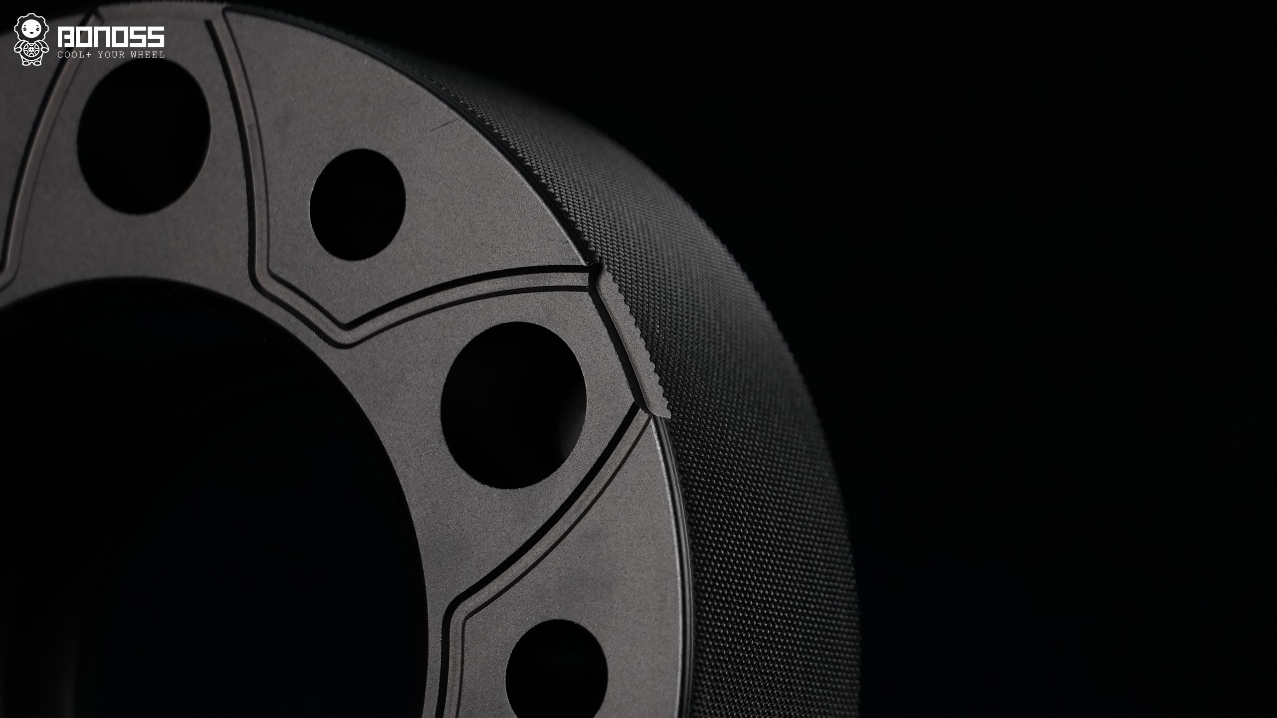 BONOSS Forged Active Cooling Wheel Spacers for 2022 Toyota Land Cruiser 300 Series 25mm Front 30mm Rear (2)