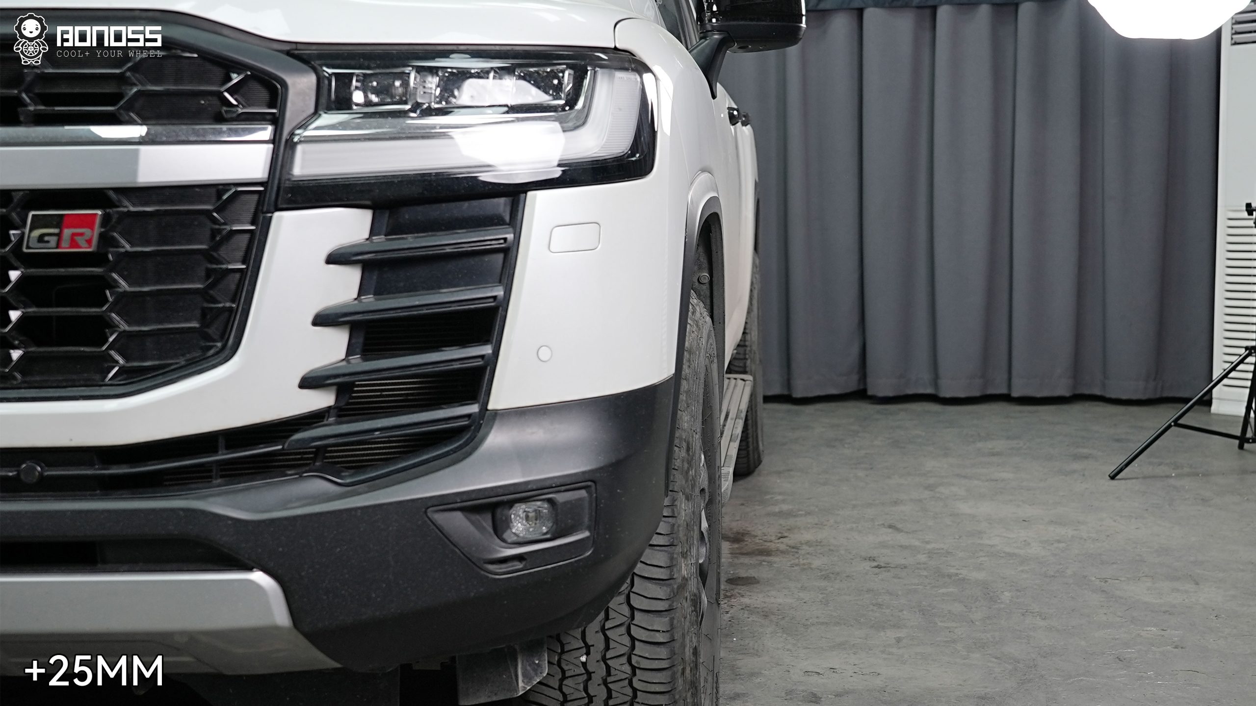 BONOSS Forged Active Cooling Wheel Spacers for 2022 Toyota Land Cruiser 300 Series 25mm Front 30mm Rear (4)