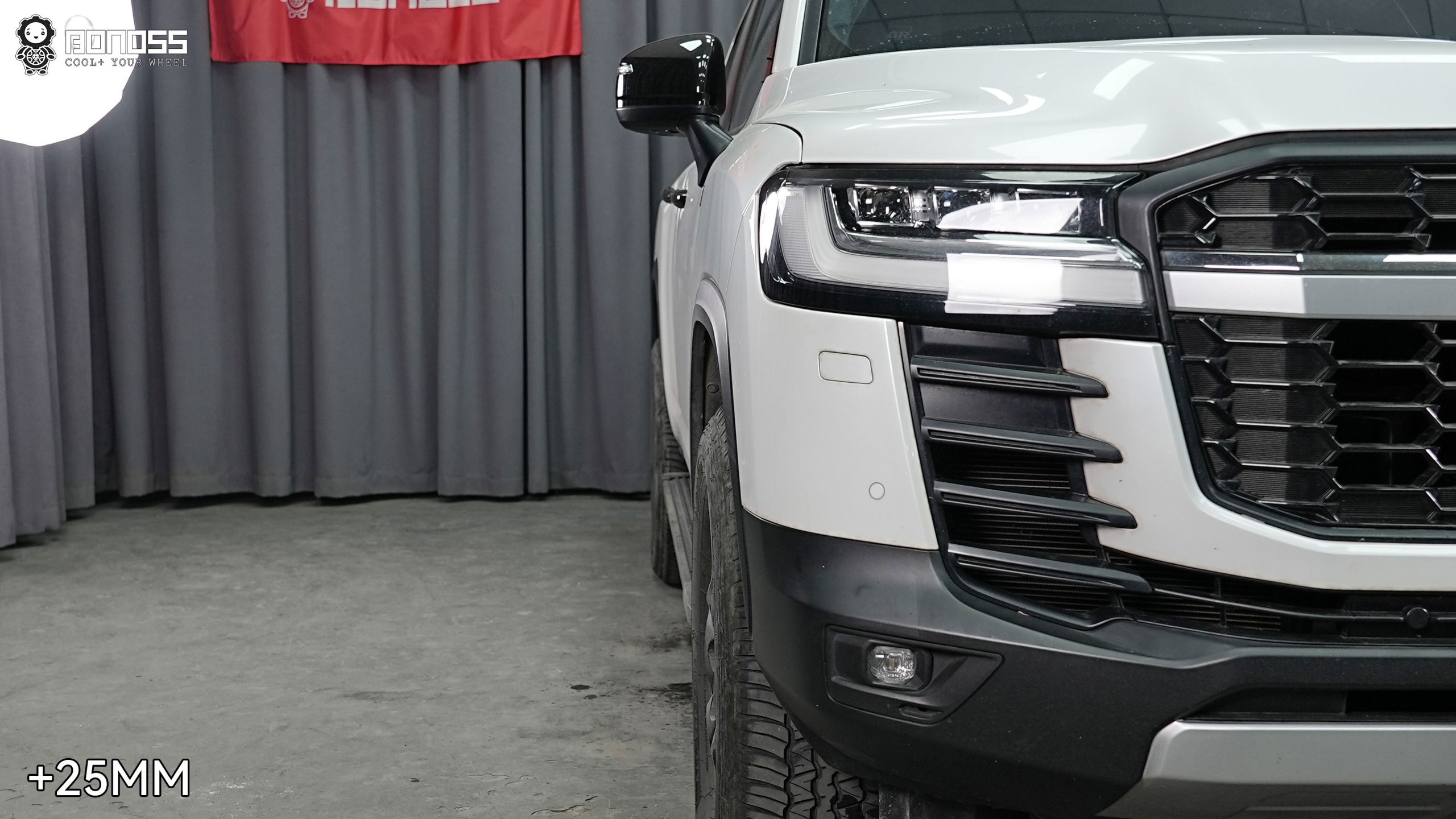 BONOSS Forged Active Cooling Wheel Spacers for 2022 Toyota Land Cruiser 300 Series 25mm Front 30mm Rear (5)