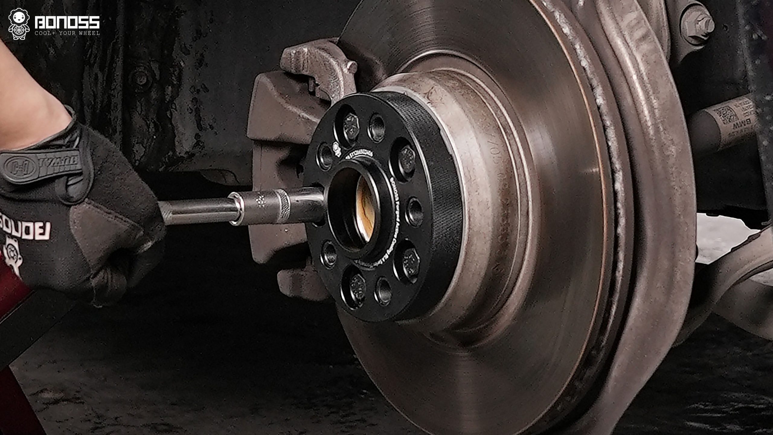 BONOSS Forged Active Cooling Wheel Spacers for 2023 BMW X3 25mm Front 25mm Rear (11)