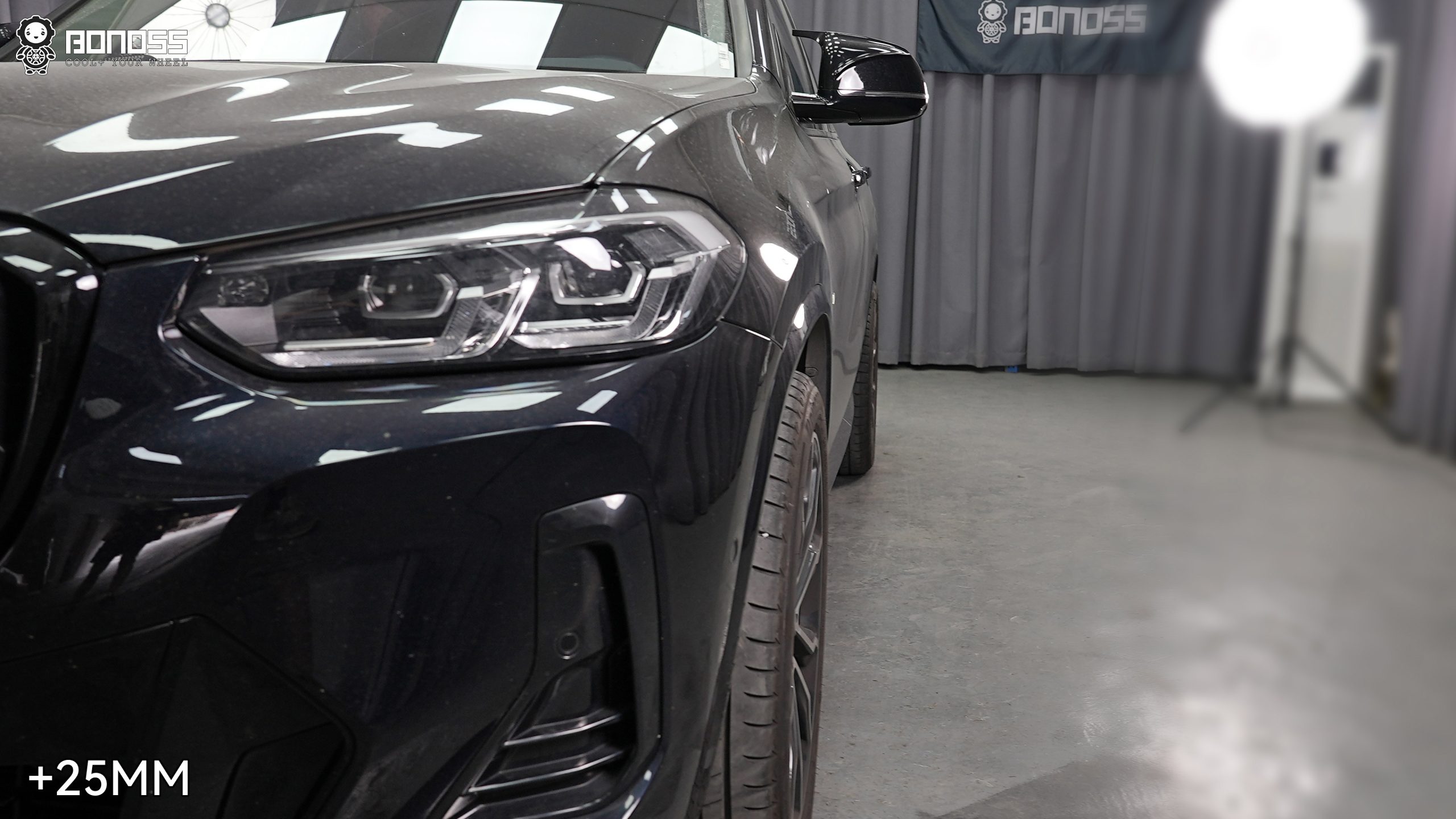 BONOSS Forged Active Cooling Wheel Spacers for 2023 BMW X3 25mm Front 25mm Rear (2)