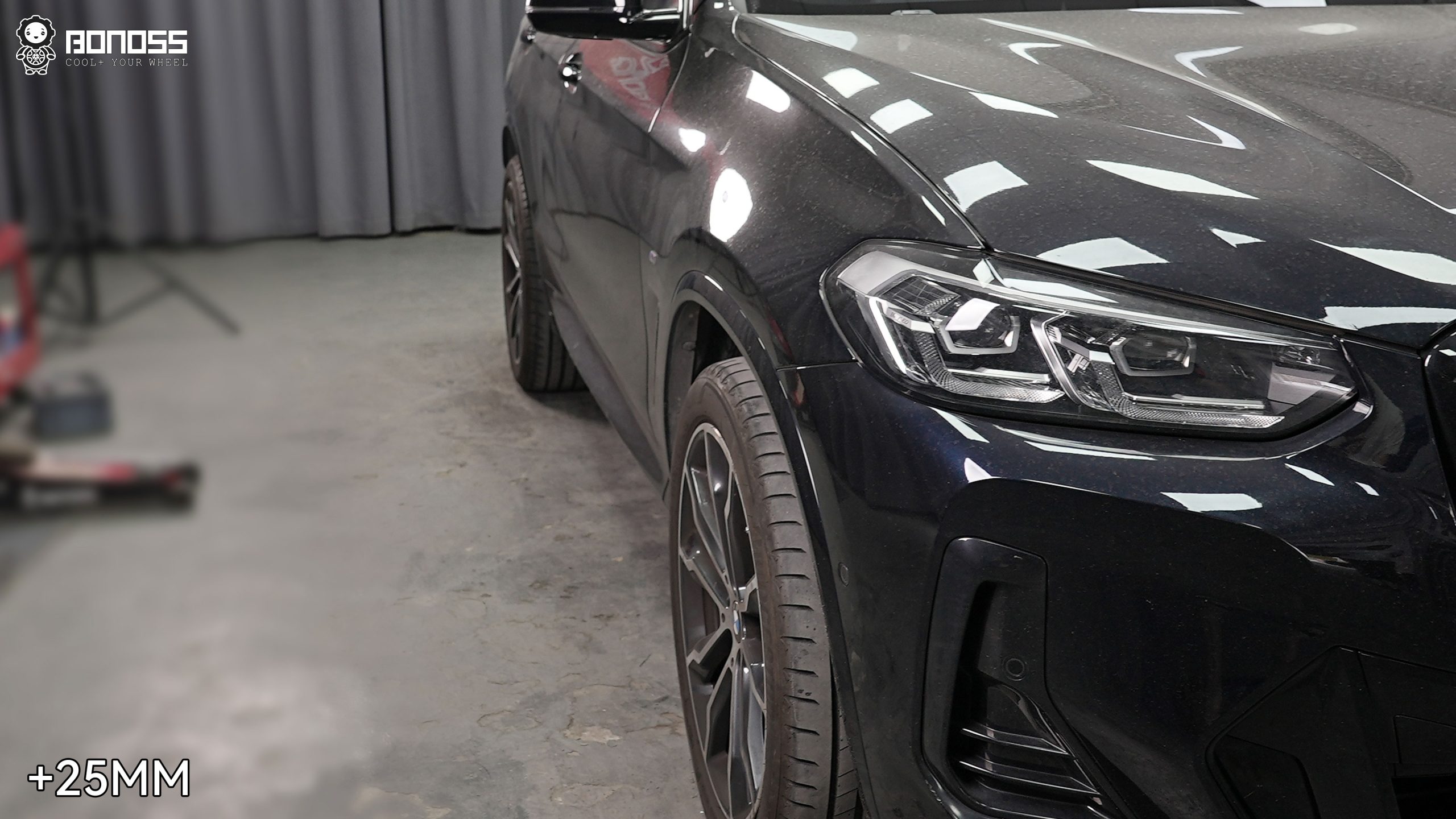 BONOSS Forged Active Cooling Wheel Spacers for 2023 BMW X3 25mm Front 25mm Rear (3)