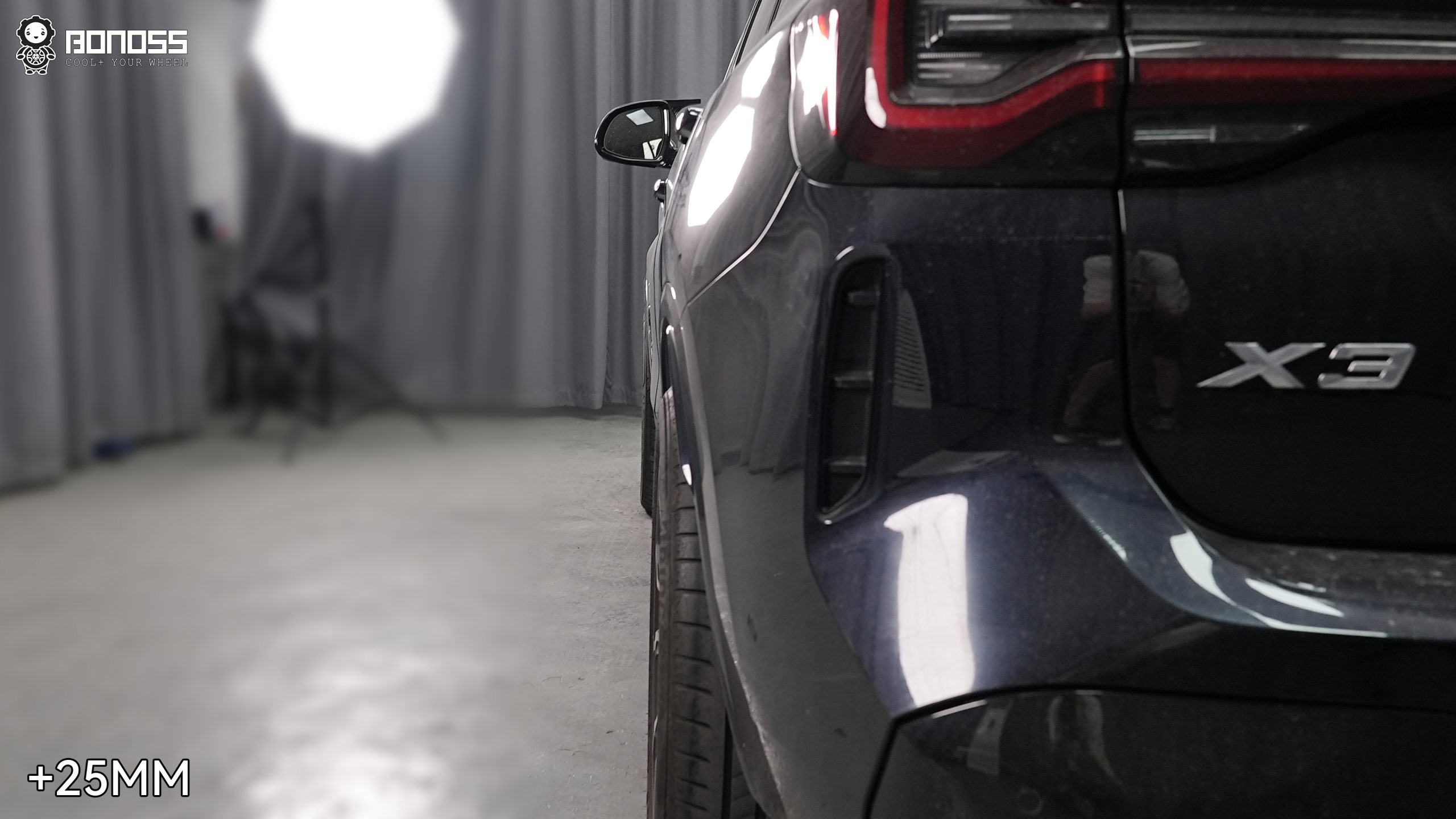 BONOSS Forged Active Cooling Wheel Spacers for 2023 BMW X3 25mm Front 25mm Rear (4)