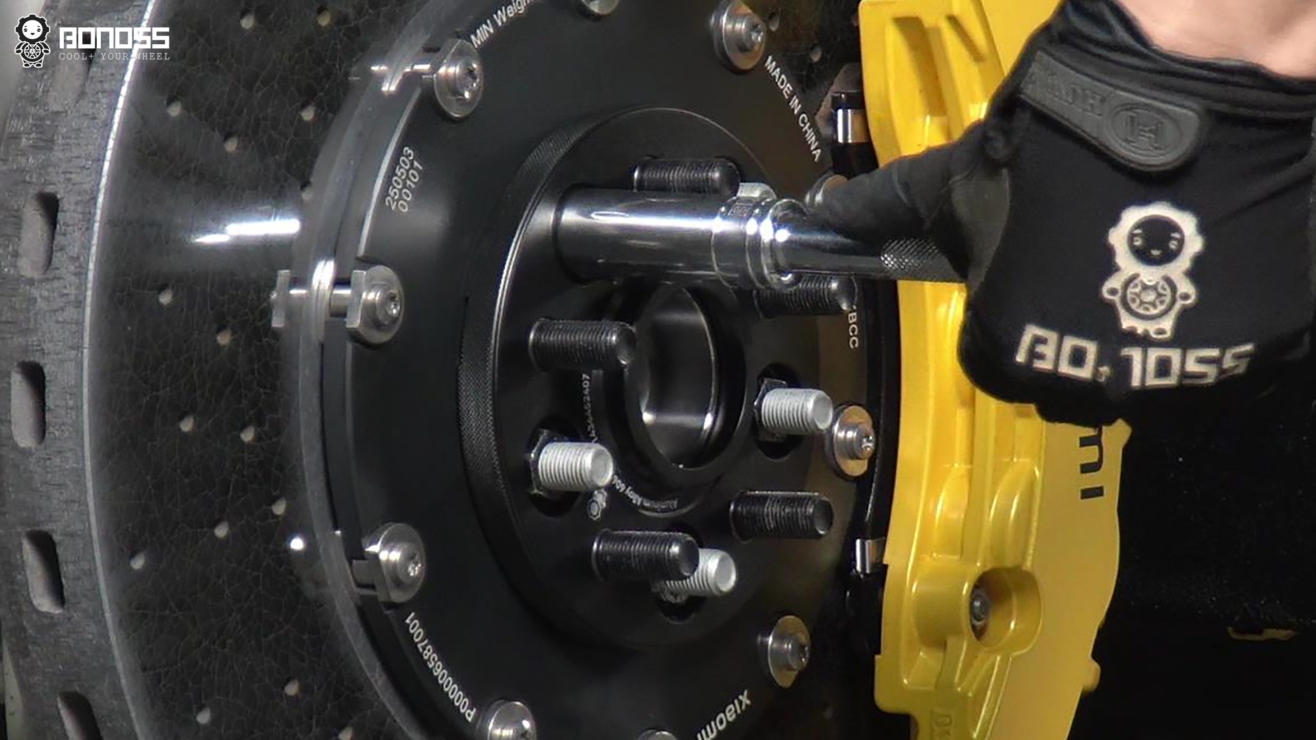 BONOSS Forged Active Cooling Wheel Spacers for 2025 Xiaomi SU7 Ultra 15mm Front 15mm Rear (13)