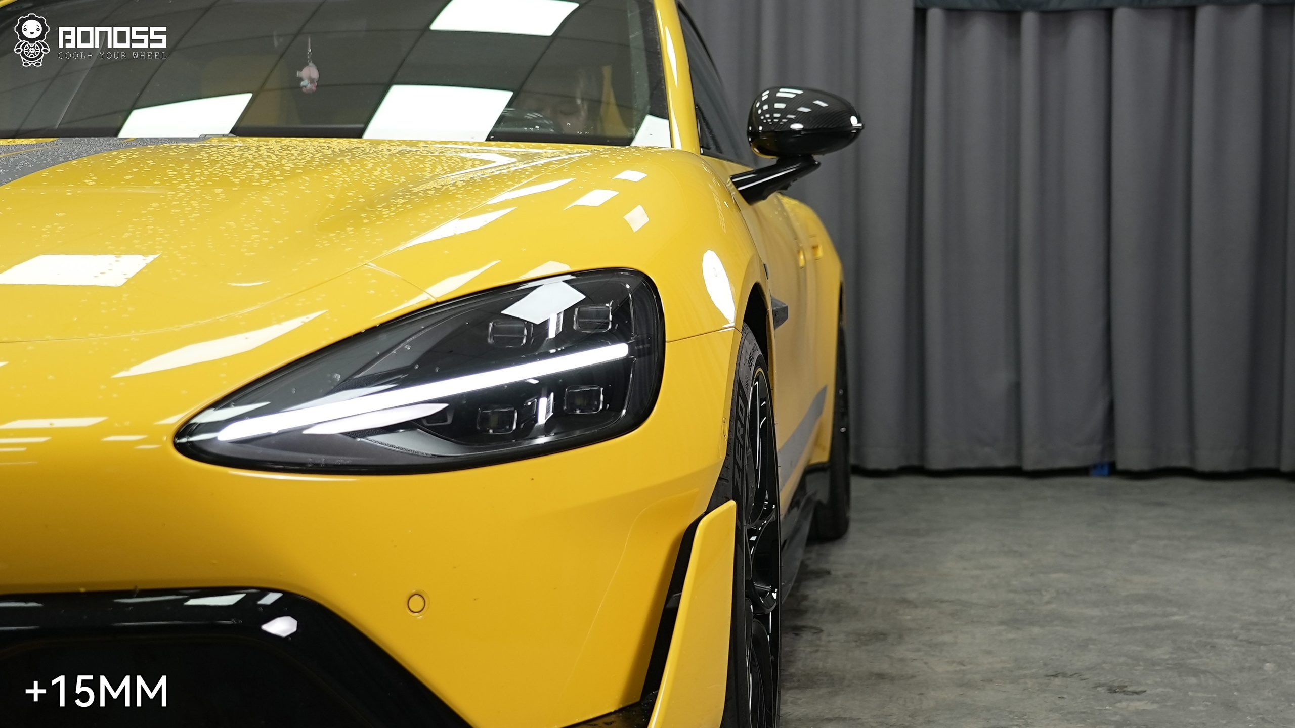 BONOSS Forged Active Cooling Wheel Spacers for 2025 Xiaomi SU7 Ultra 15mm Front 15mm Rear (3)