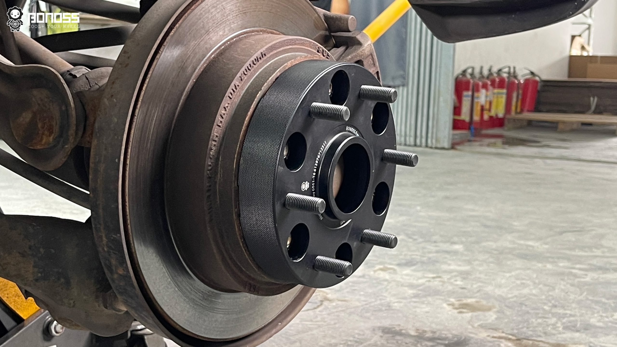 BONOSS Forged Active Cooling Wheel Spacers for Mitsubishi Pajero 30mm Front 35mm Rear (13)