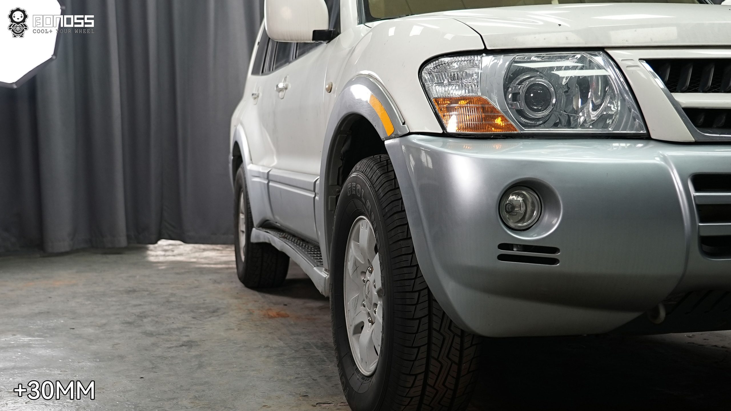 BONOSS Forged Active Cooling Wheel Spacers for Mitsubishi Pajero 30mm Front 35mm Rear (4)