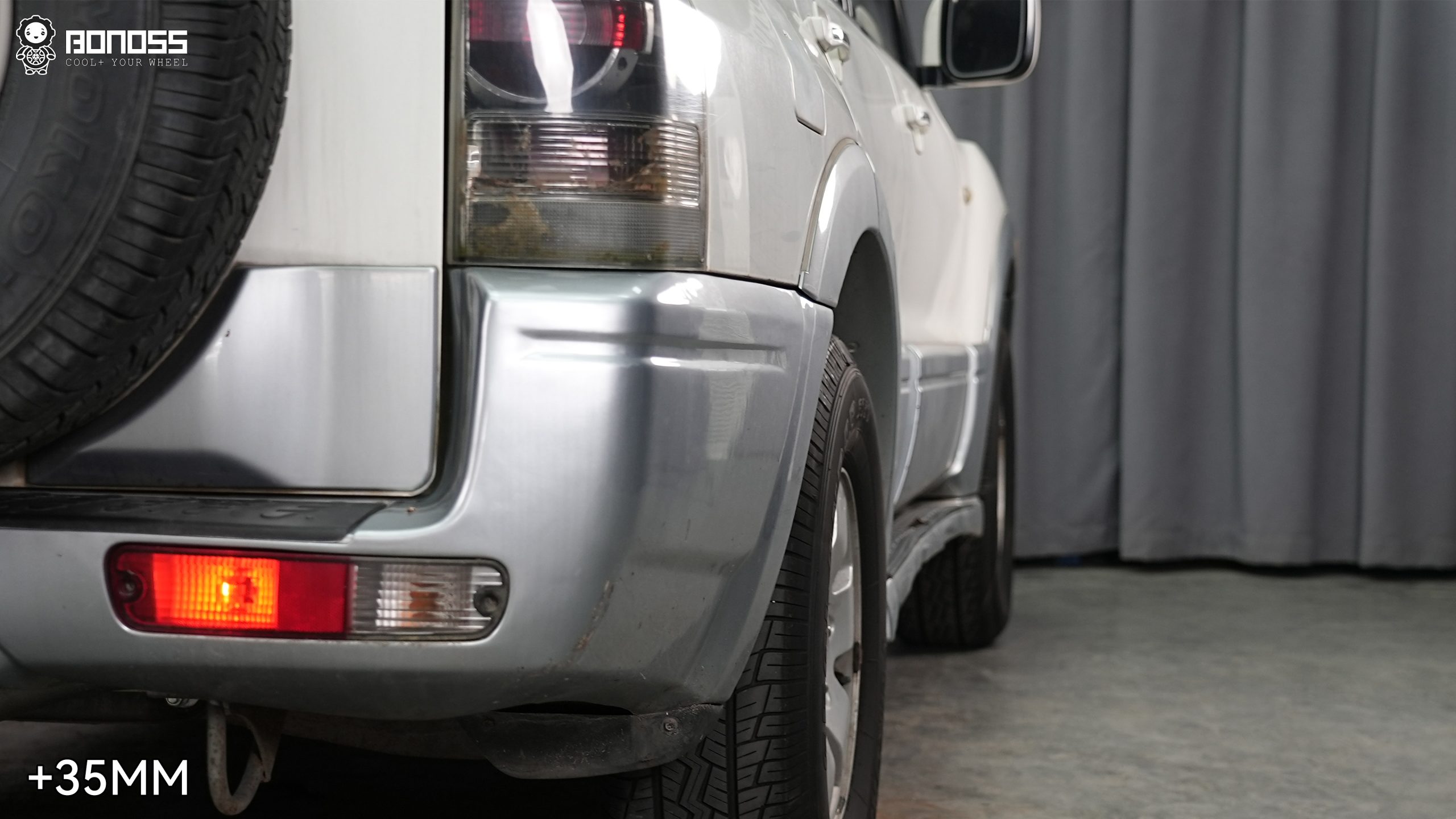 BONOSS Forged Active Cooling Wheel Spacers for Mitsubishi Pajero 30mm Front 35mm Rear (6)