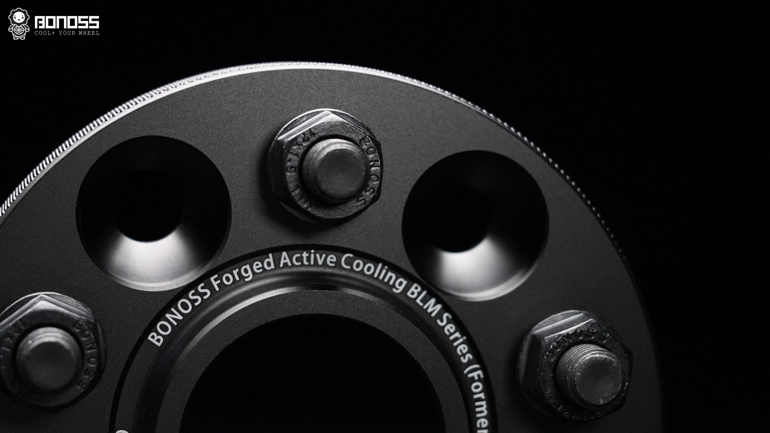 BONOSS Forged Active Cooling Wheel Spacers for 2006 Volvo S40 20mm Front 20mm Rear (1)