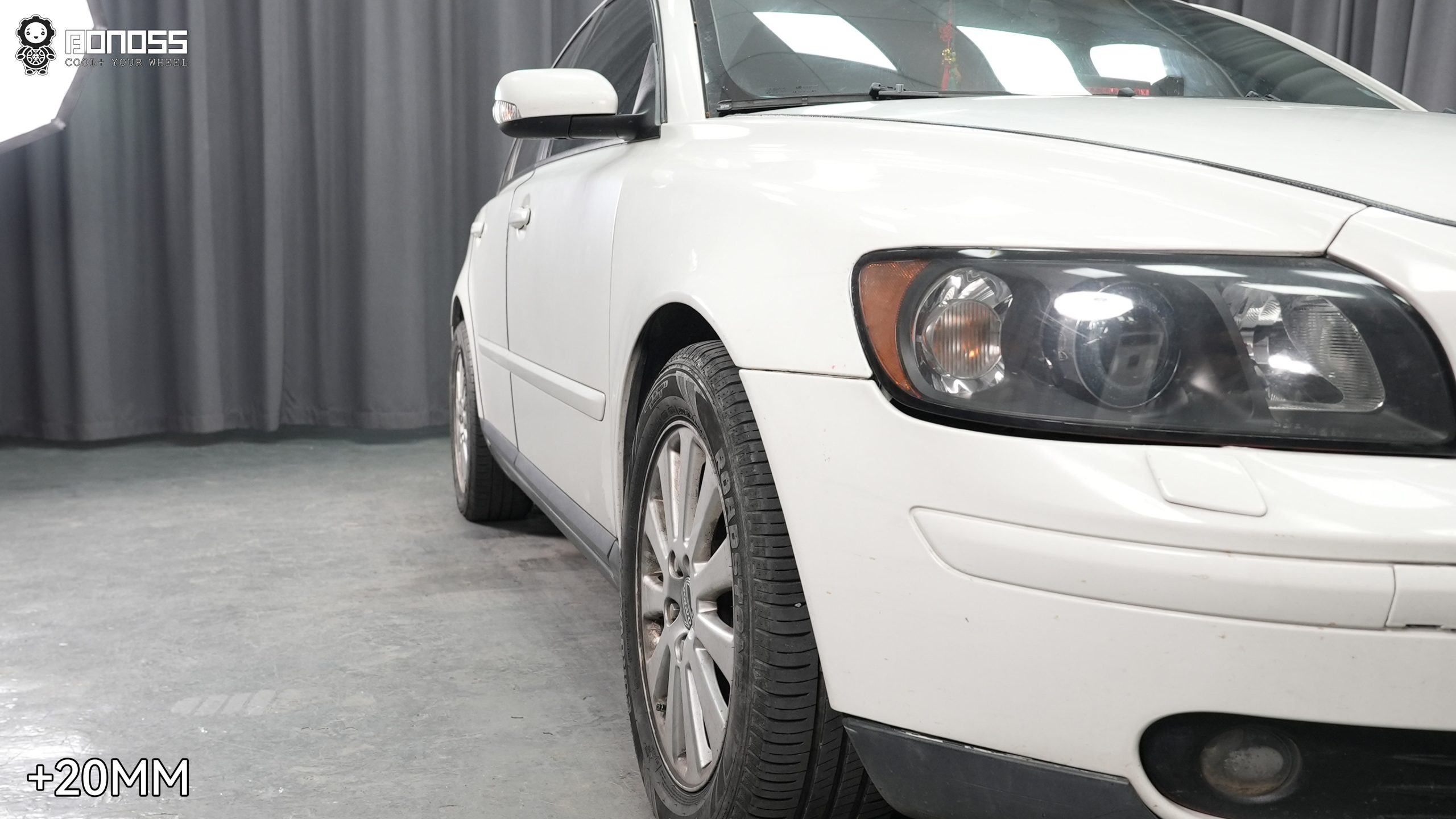 BONOSS Forged Active Cooling Wheel Spacers for 2006 Volvo S40 20mm Front 20mm Rear (4)