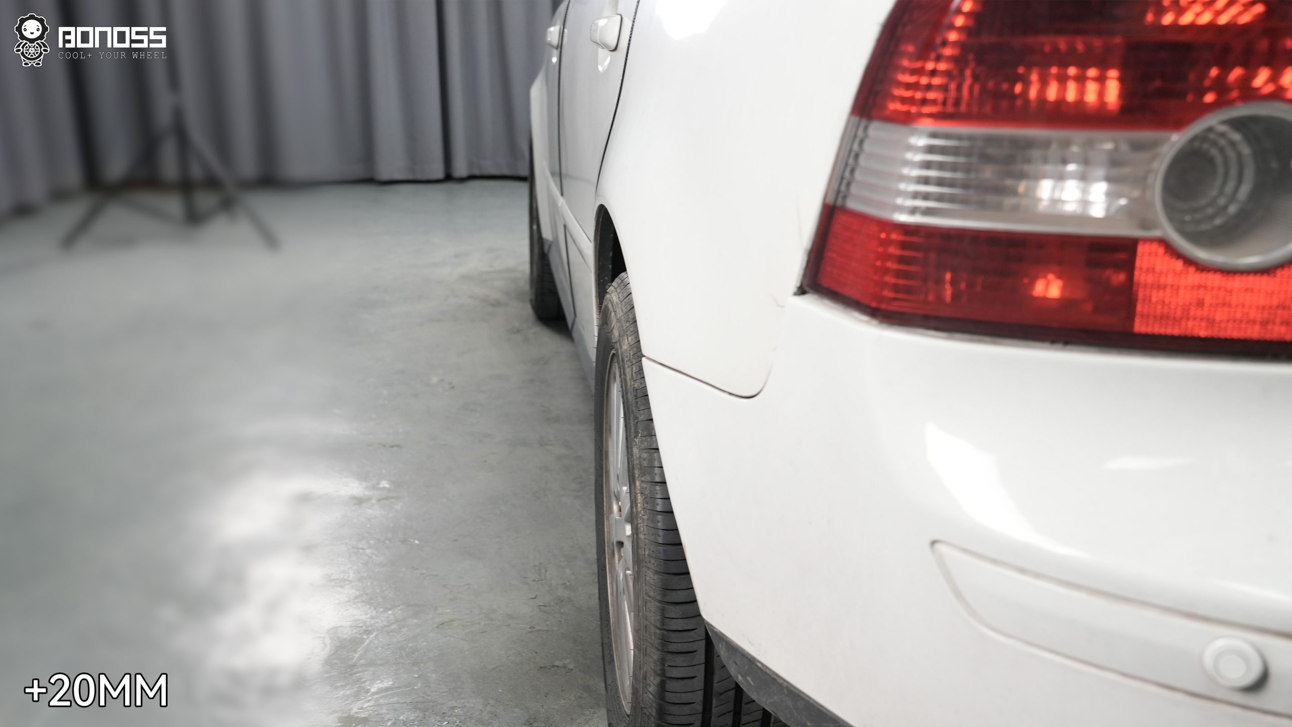 BONOSS Forged Active Cooling Wheel Spacers for 2006 Volvo S40 20mm Front 20mm Rear (5)