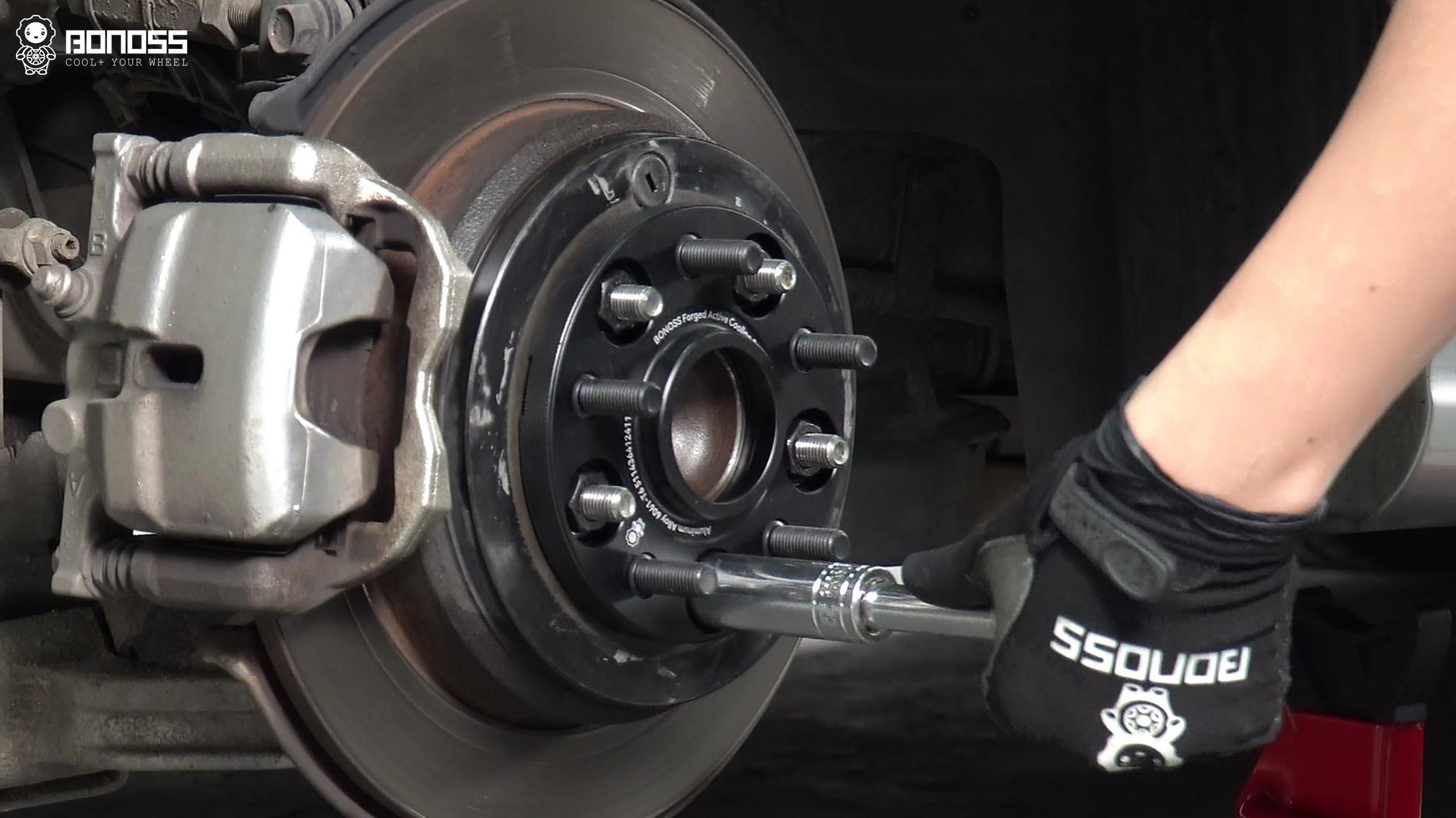 BONOSS Forged Active Cooling Wheel Spacers for 2008 Honda Odyssey 15mm Front 15mm Rear (14)