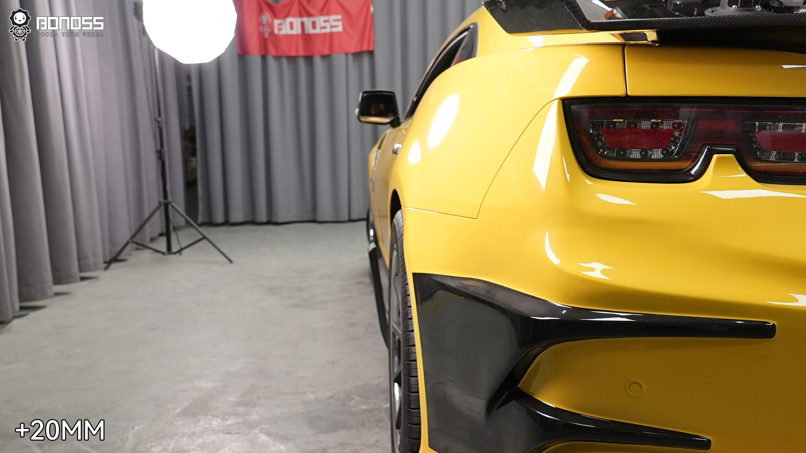 BONOSS Forged Active Cooling Wheel Spacers for 2012 Chevrolet Camaro 25mm Front 20mm Rear (5)