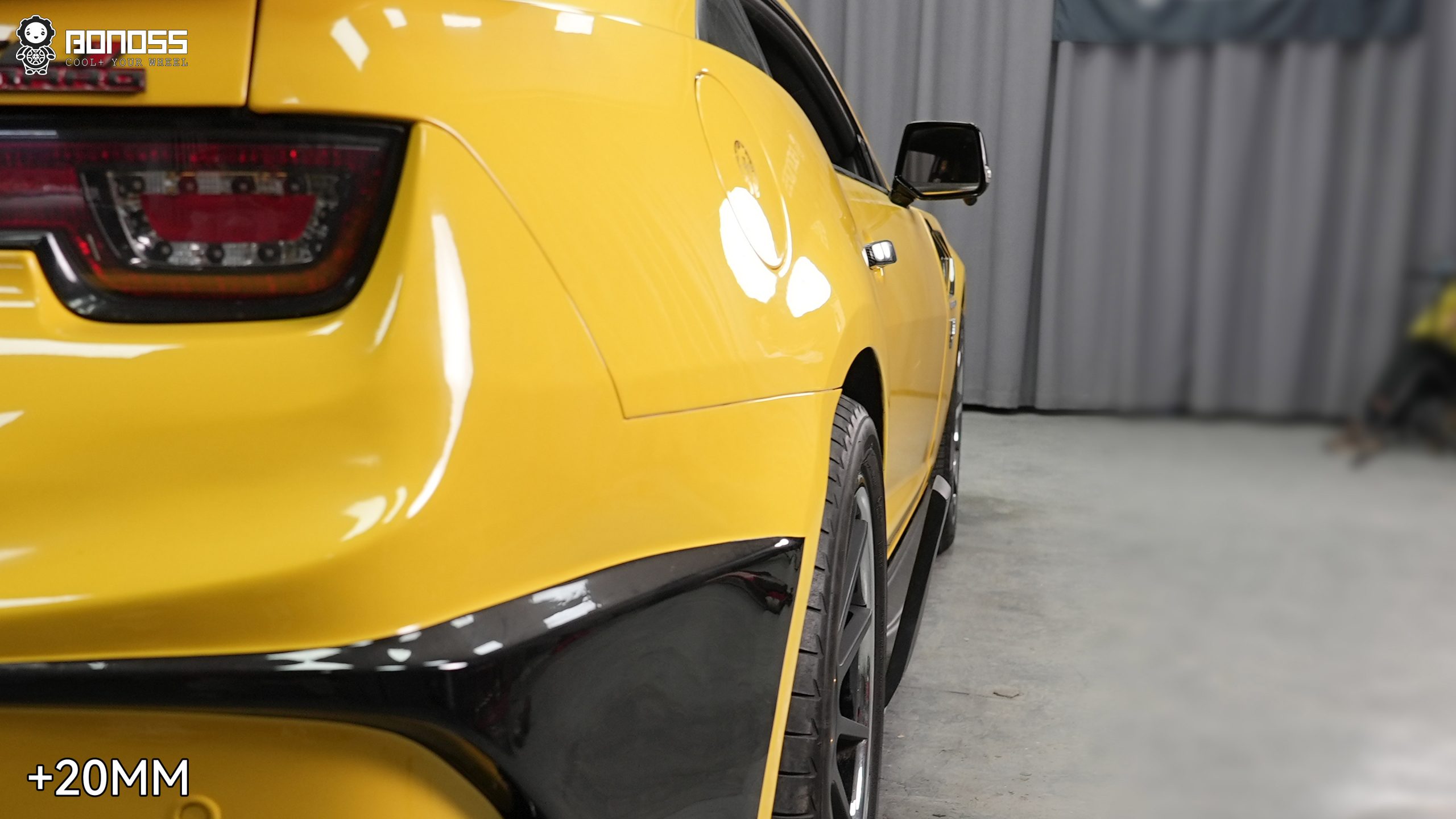 BONOSS Forged Active Cooling Wheel Spacers for 2012 Chevrolet Camaro 25mm Front 20mm Rear (6)