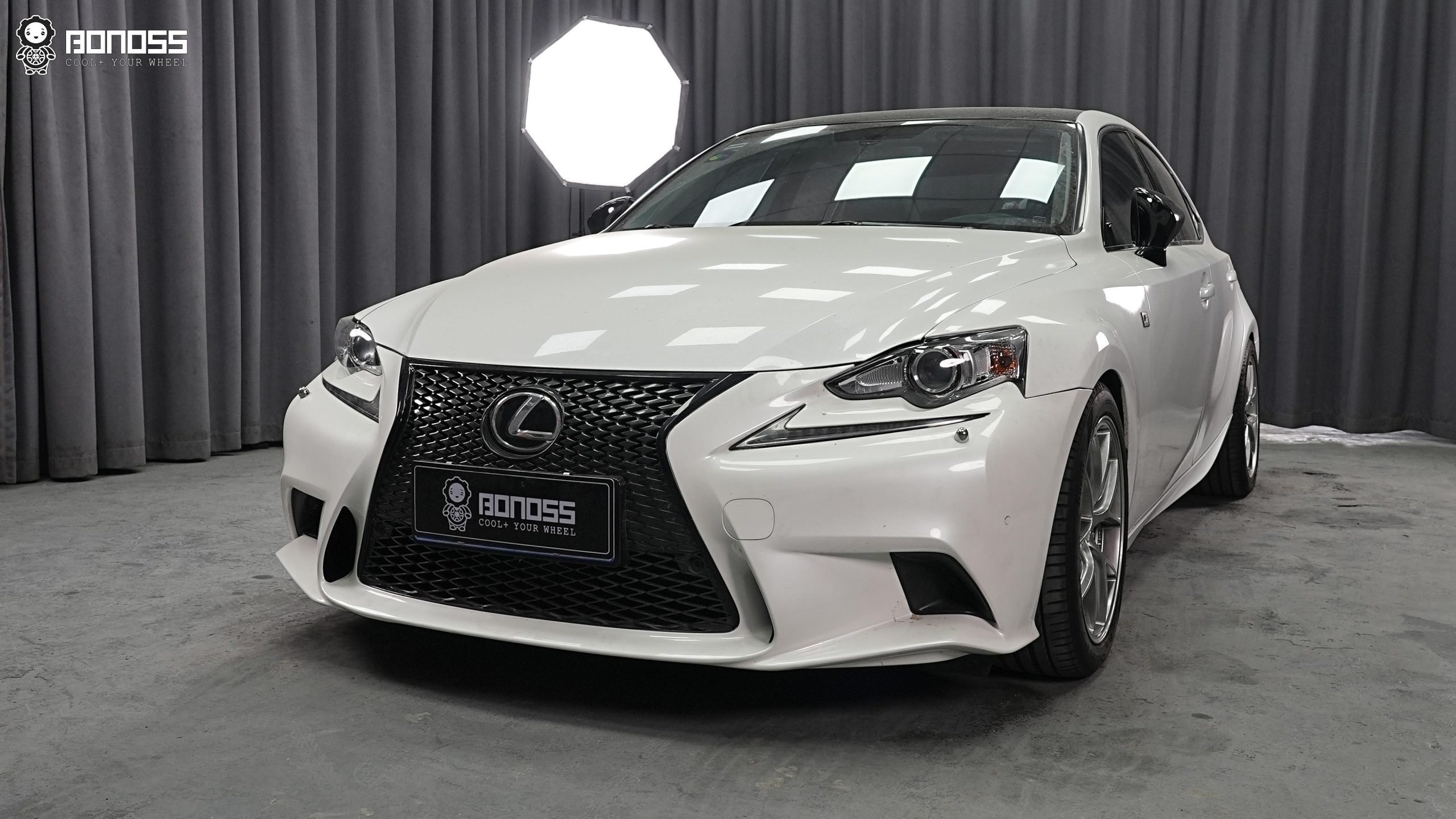 BONOSS Forged Active Cooling Wheel Spacers for 2013 Lexus IS Front 20mm Rear 25mm (4)