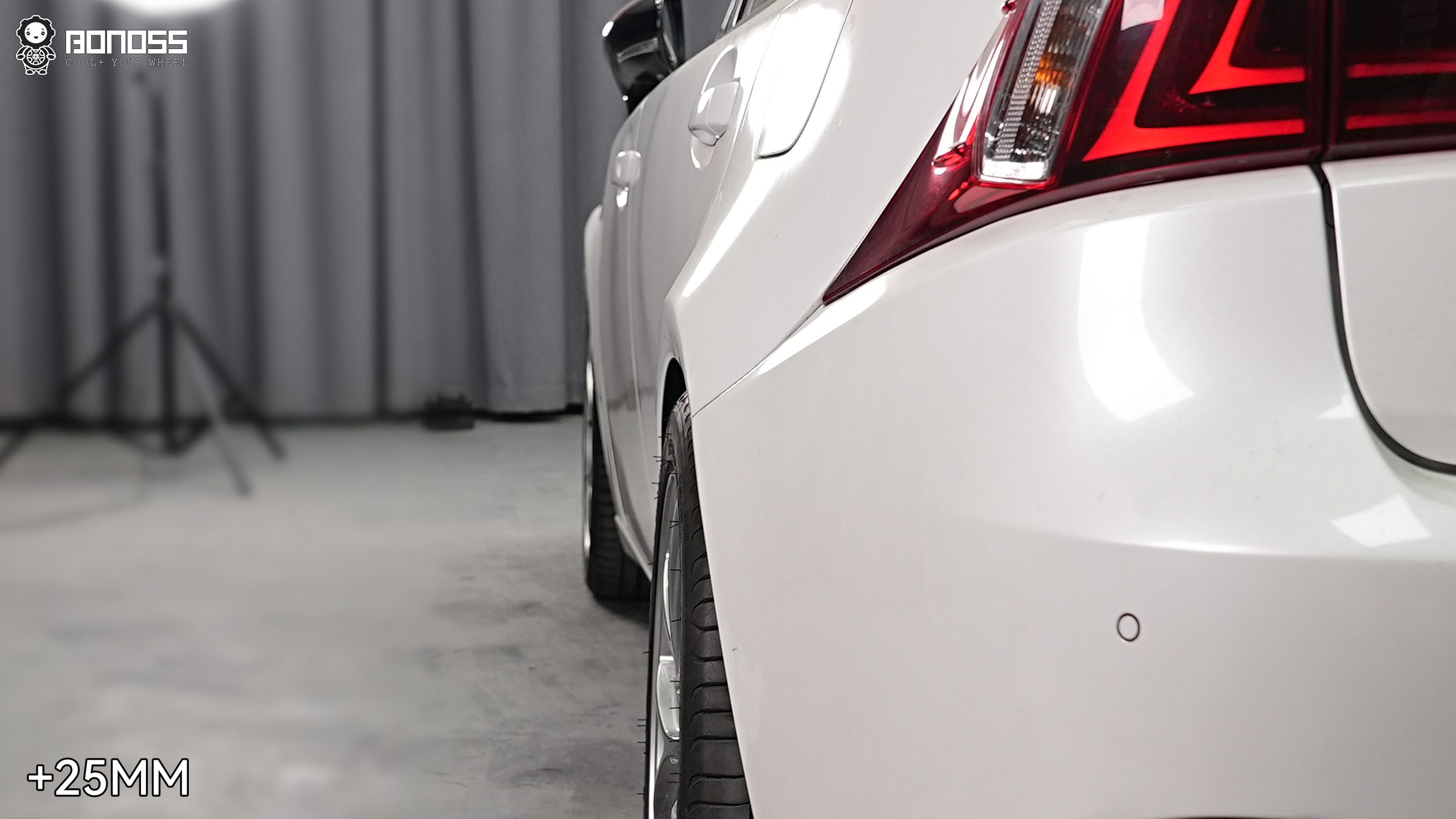 BONOSS Forged Active Cooling Wheel Spacers for 2013 Lexus IS Front 20mm Rear 25mm (7)