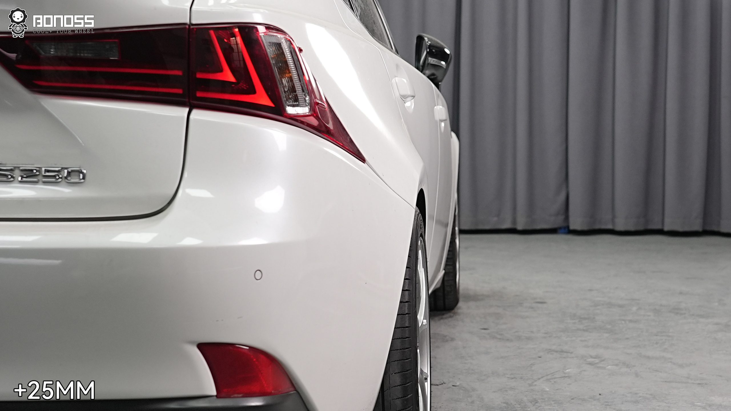 BONOSS Forged Active Cooling Wheel Spacers for 2013 Lexus IS Front 20mm Rear 25mm (8)