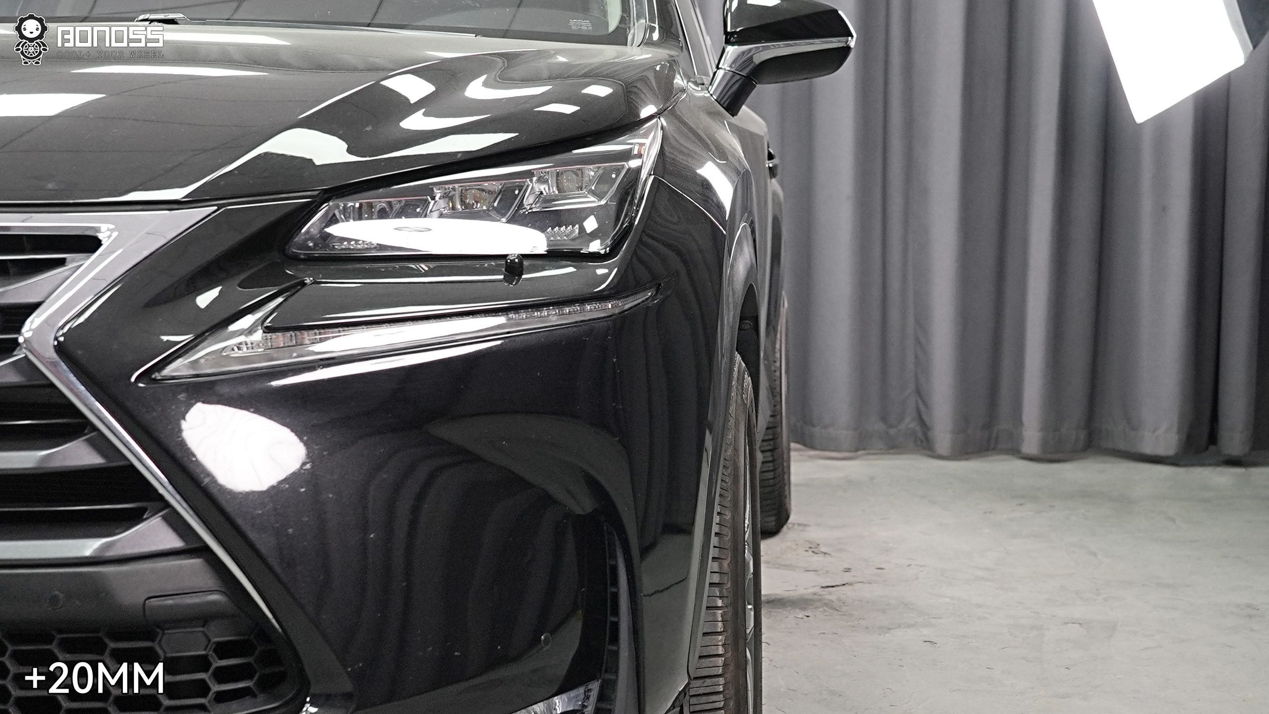 BONOSS Forged Active Cooling Wheel Spacers for 2015 Lexus NX Front 20mm Rear 30mm (3)