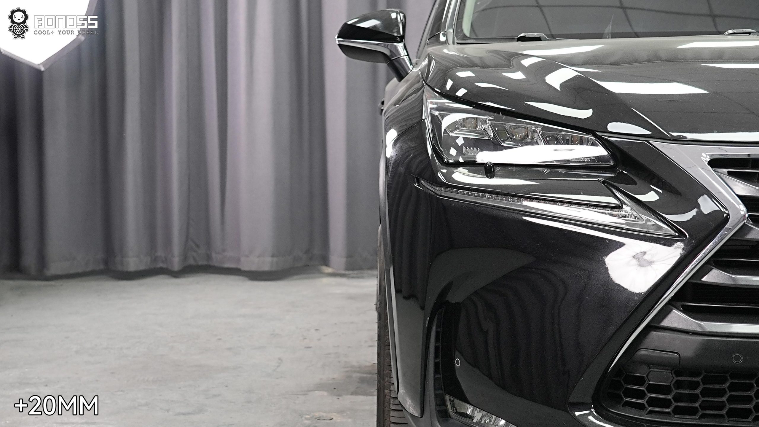 BONOSS Forged Active Cooling Wheel Spacers for 2015 Lexus NX Front 20mm Rear 30mm (4)