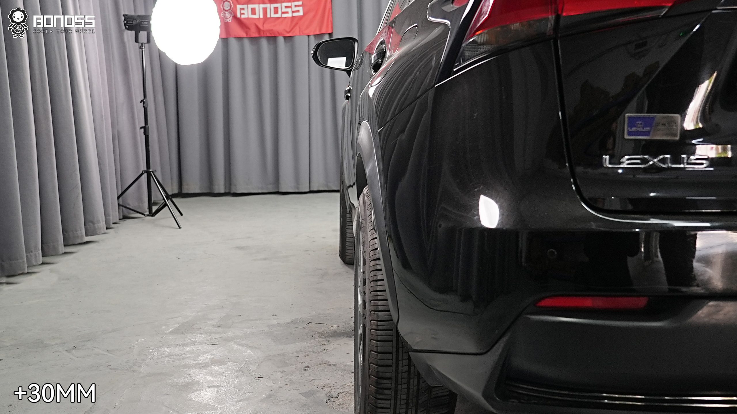 BONOSS Forged Active Cooling Wheel Spacers for 2015 Lexus NX Front 20mm Rear 30mm (5)