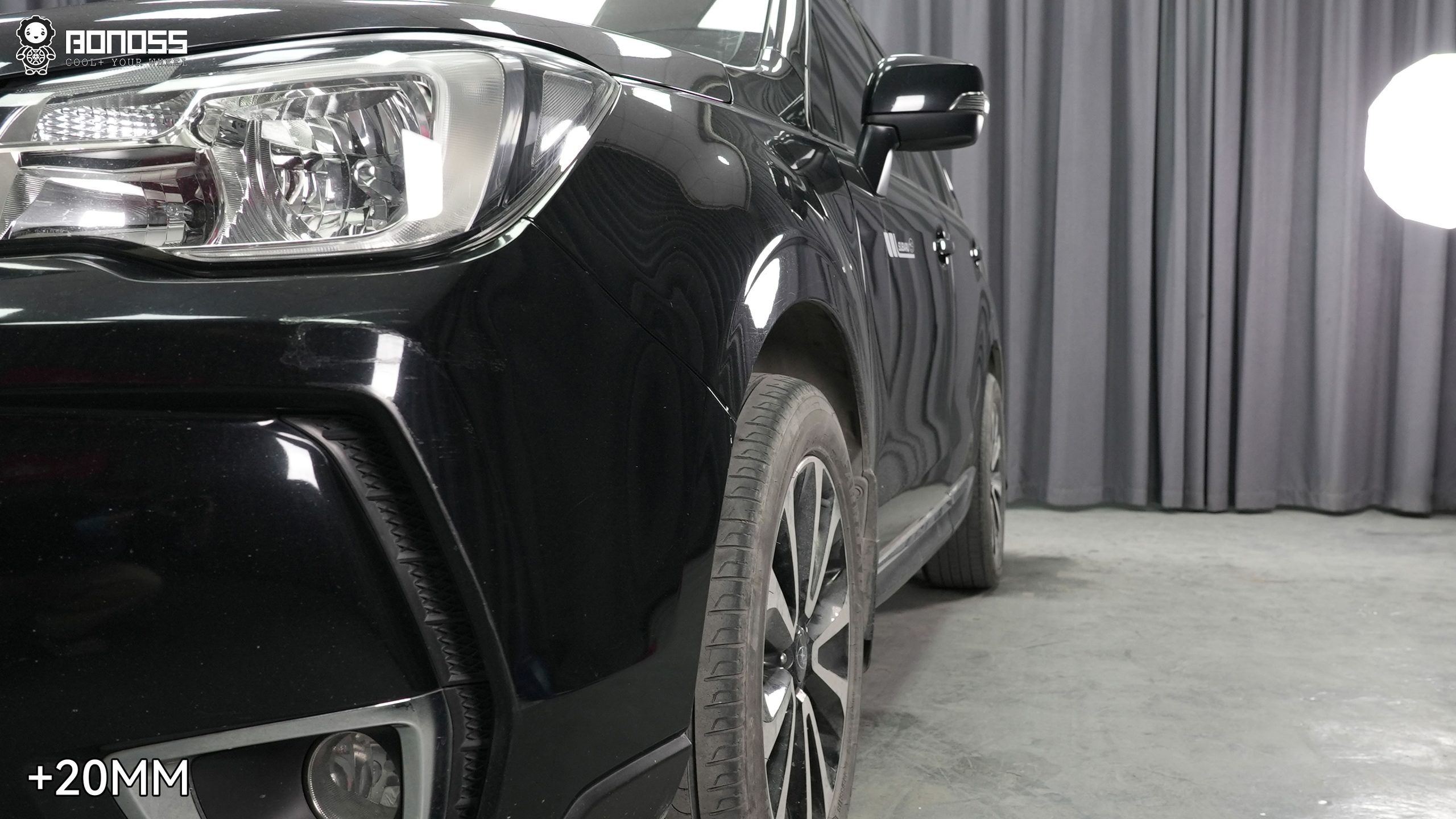 BONOSS Forged Active Cooling Wheel Spacers for 2016 Subaru Forester 20mm Front 25mm Rear (3)