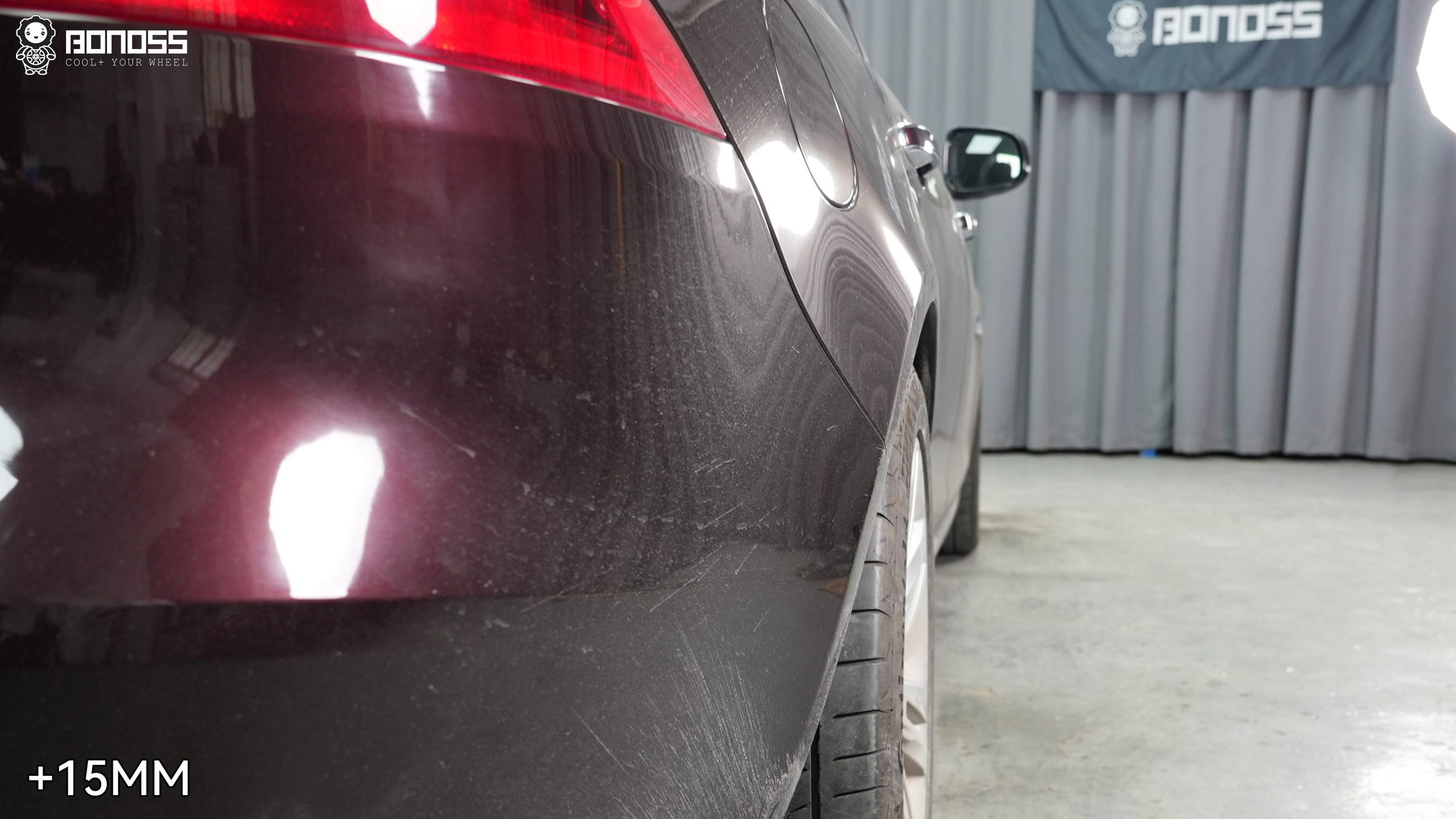 BONOSS Forged Active Cooling Wheel Spacers for 2017 Jaguar XF 15mm Front 25mm Rear (6)